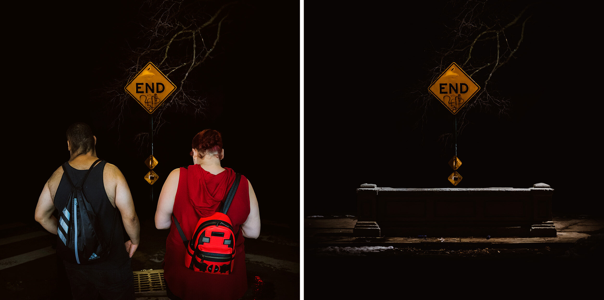  Nocturnal Creatures - #04, Diptych, 2021. C-print. 