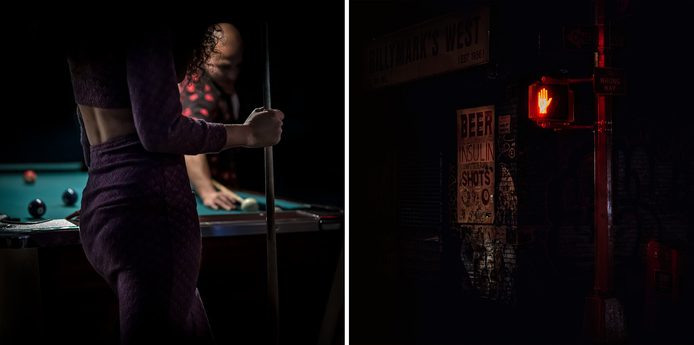  Nocturnal Creatures - #13, Diptych, 2021. C-print. 