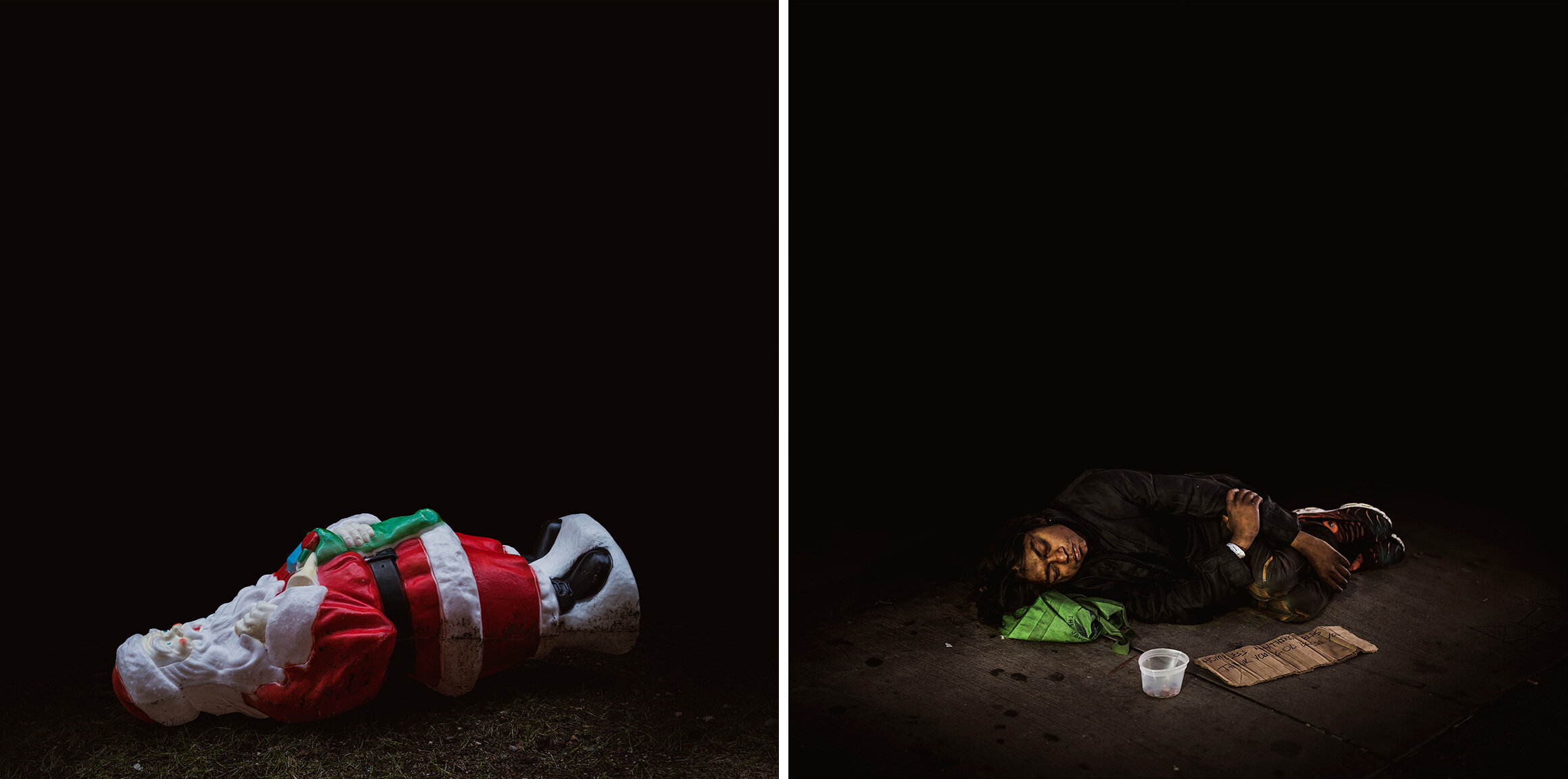  Nocturnal Creatures - #16, Diptych, 2021. C-print. 