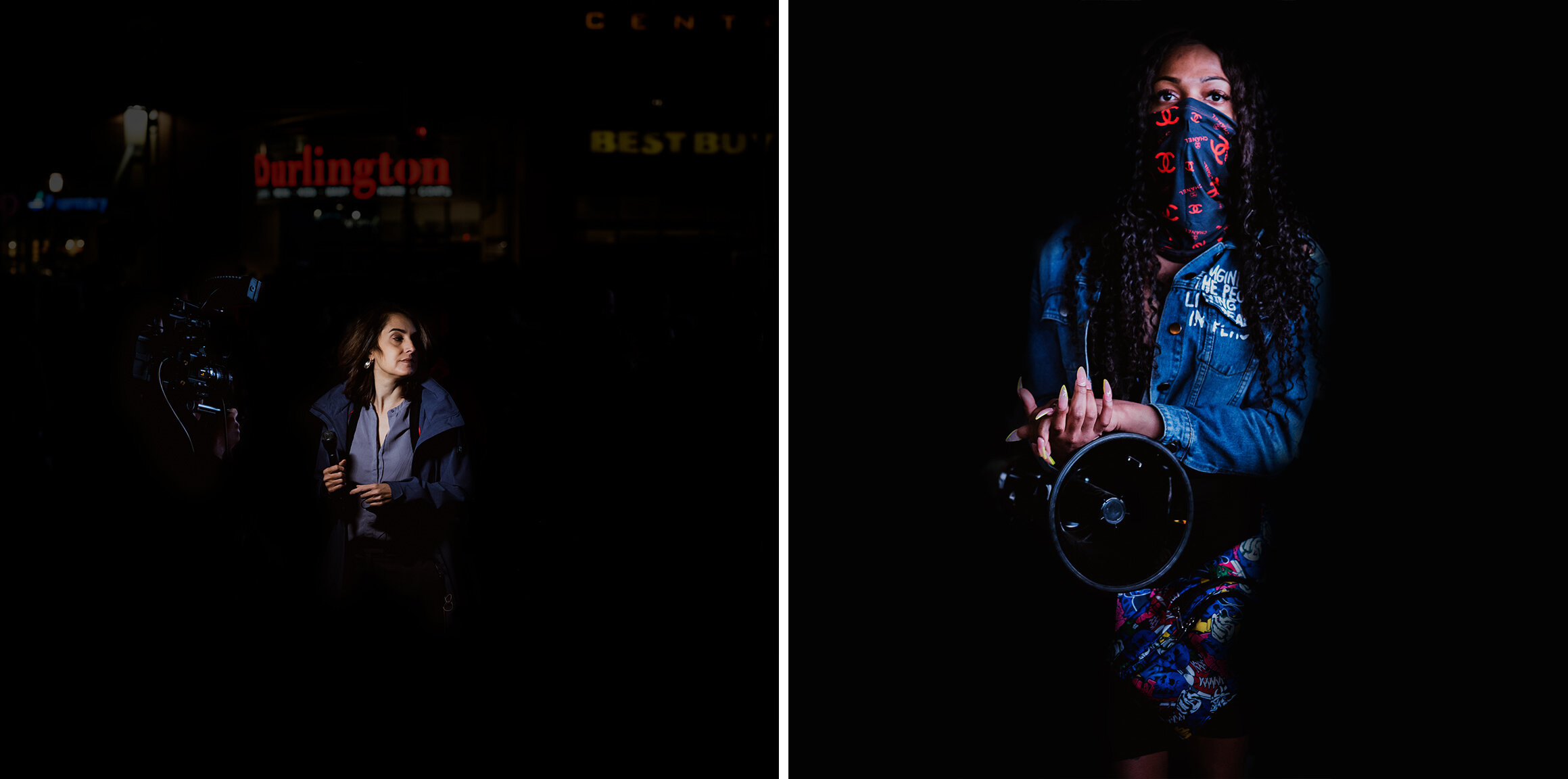  Nocturnal Creatures - #18, Diptych, 2021. C-print. 