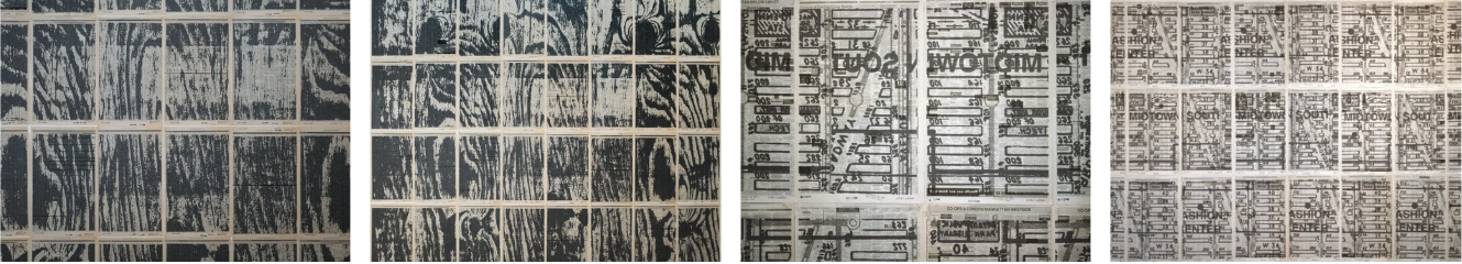 Gridworks on Newsprint