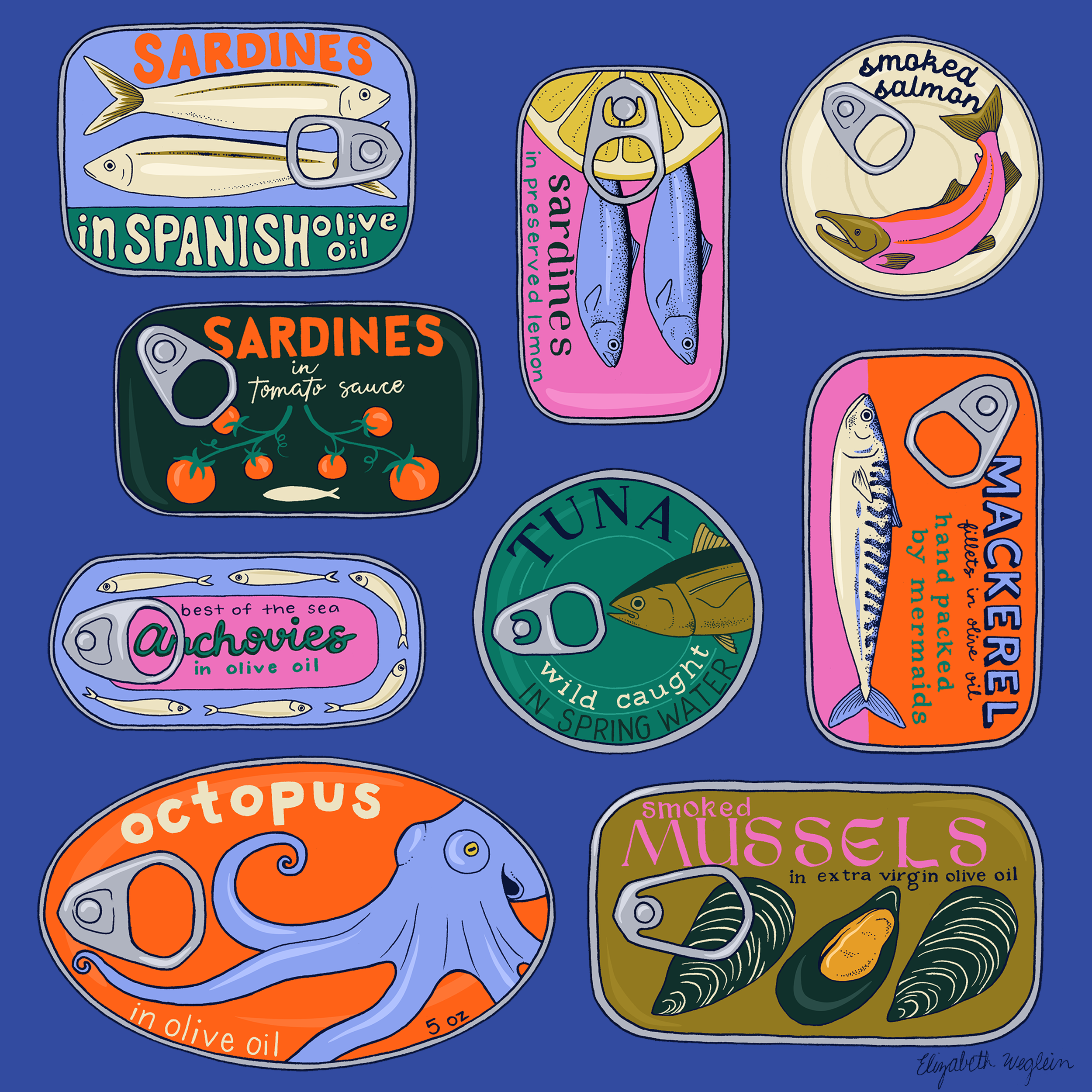 Tinned Fish and Seafood Collection