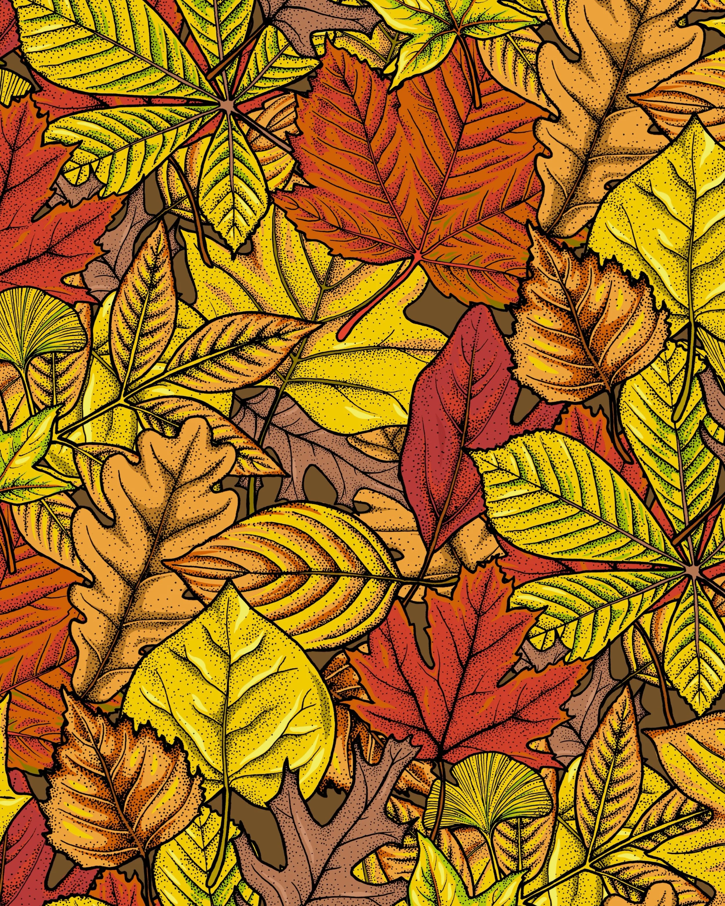 🍁 The leaves are really changing here in Philly!! This pattern features leaves from a variety of local trees! 🍂