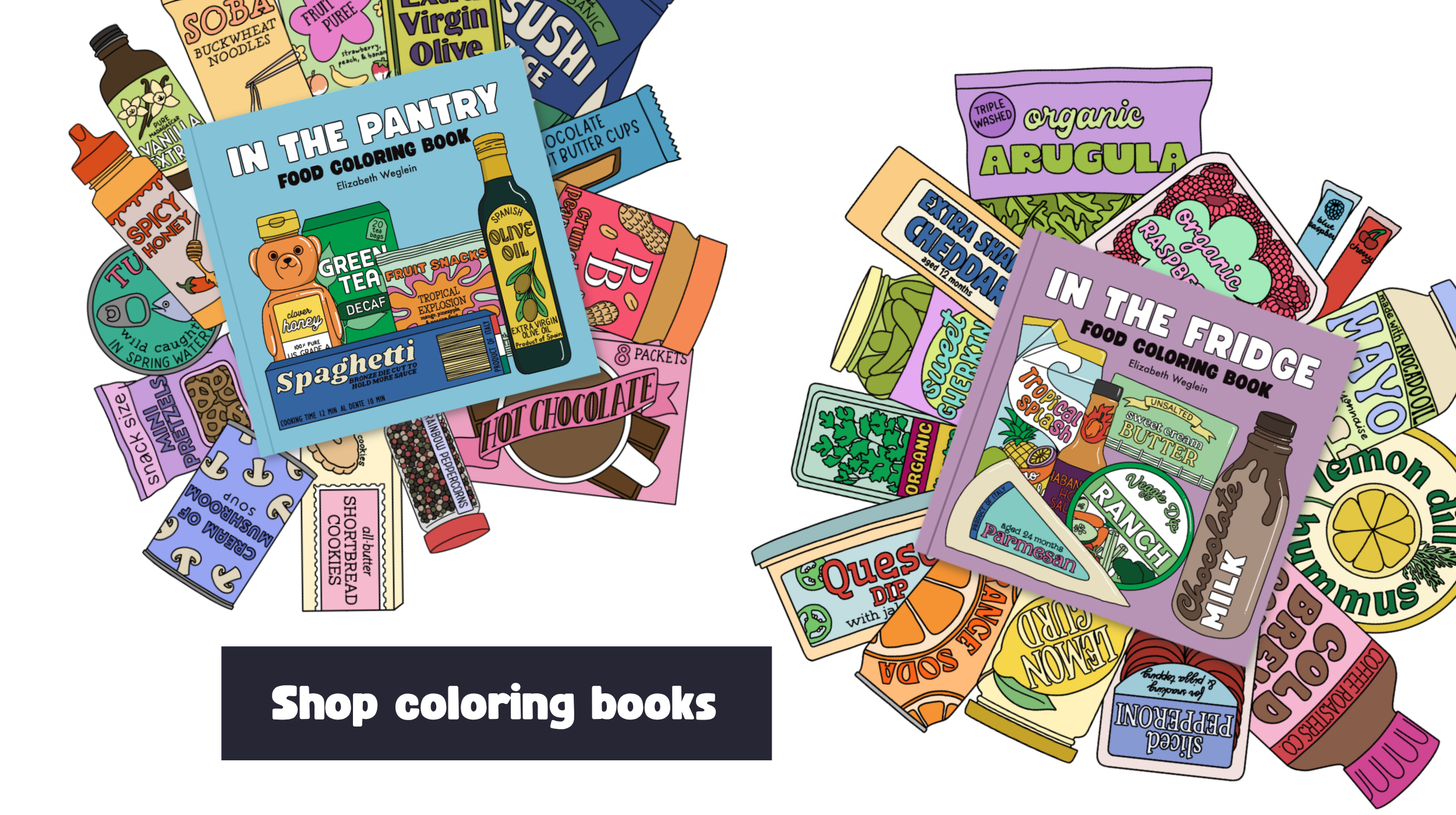 Shop my coloring books on Amazon