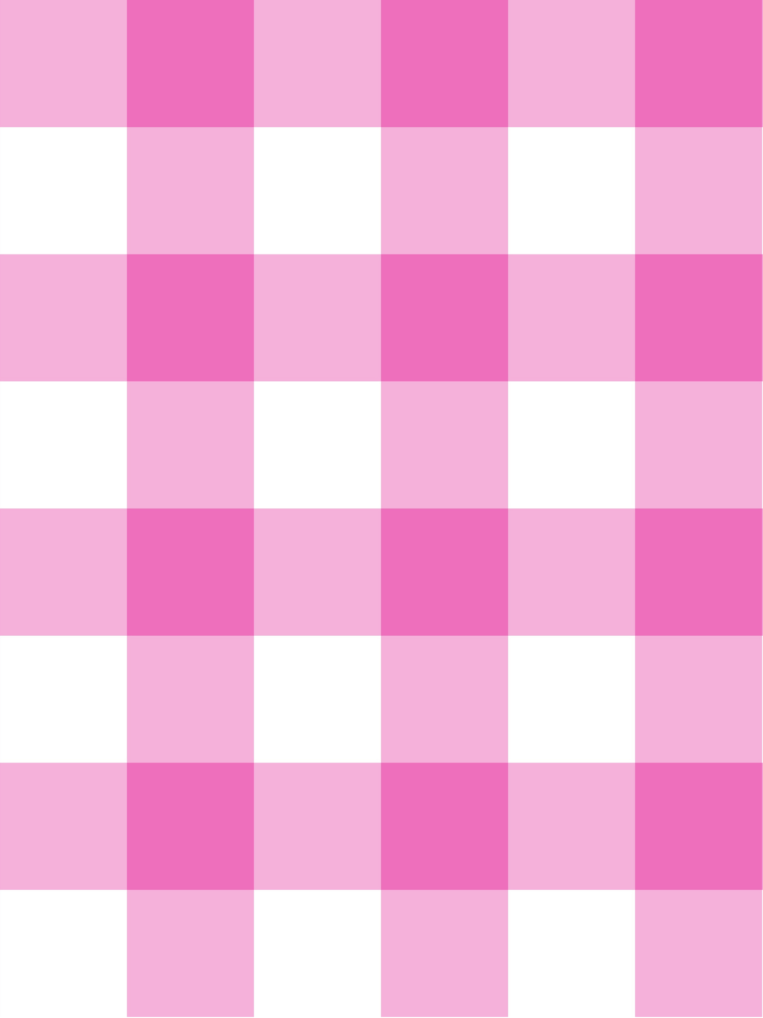 Pink and white gingham pattern