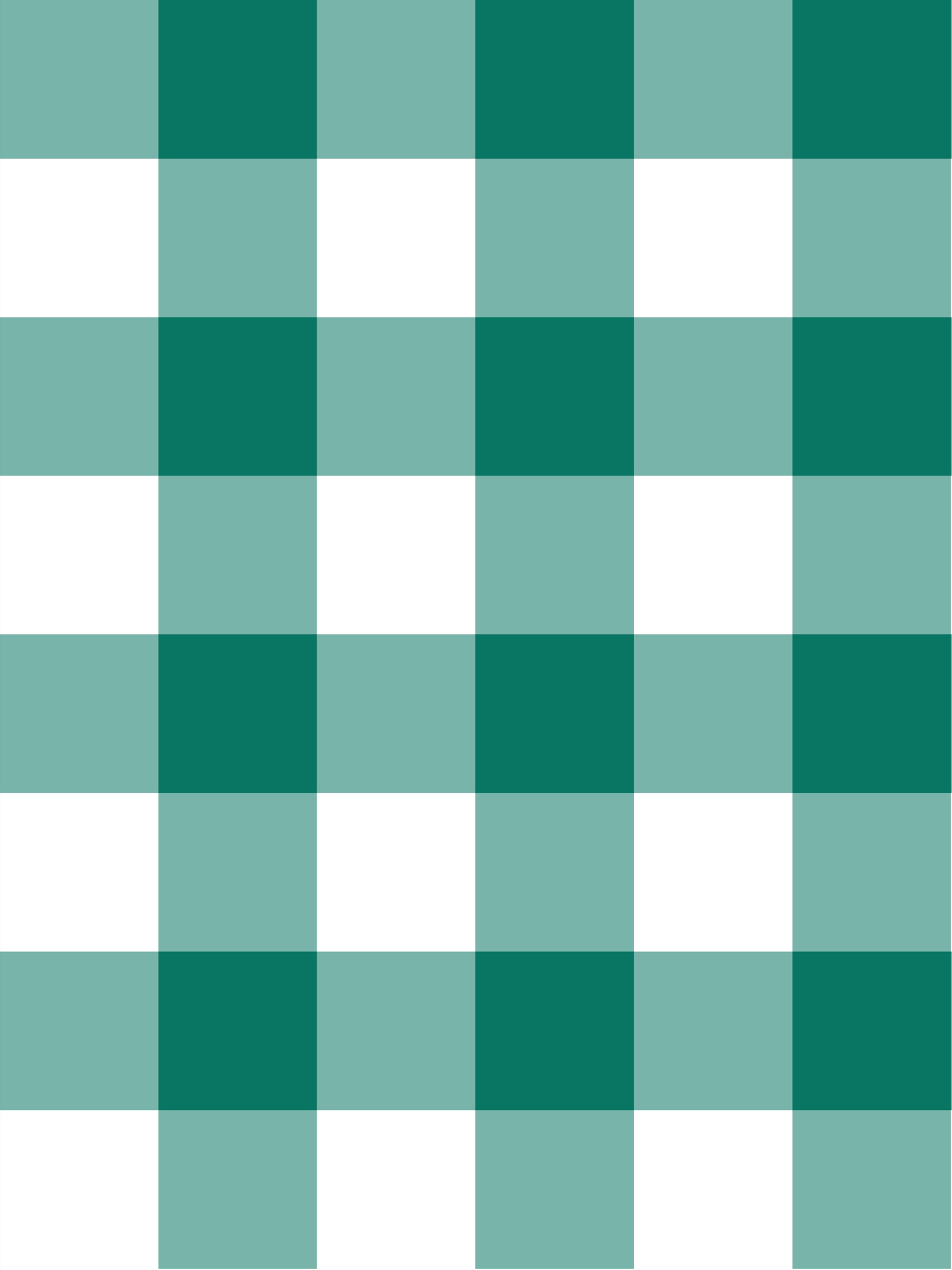 Teal and white gingham pattern