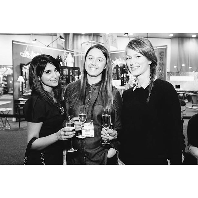 Enjoyed mingling and talking design at @decordesignshow industry drinks. Here's a happy snap with @sameas.it.neverwas and @designbykirsten 
#jazwood #decordesignshow #vividdesigncomp #design #interiordesign #furniture #lighting #architecture #austral