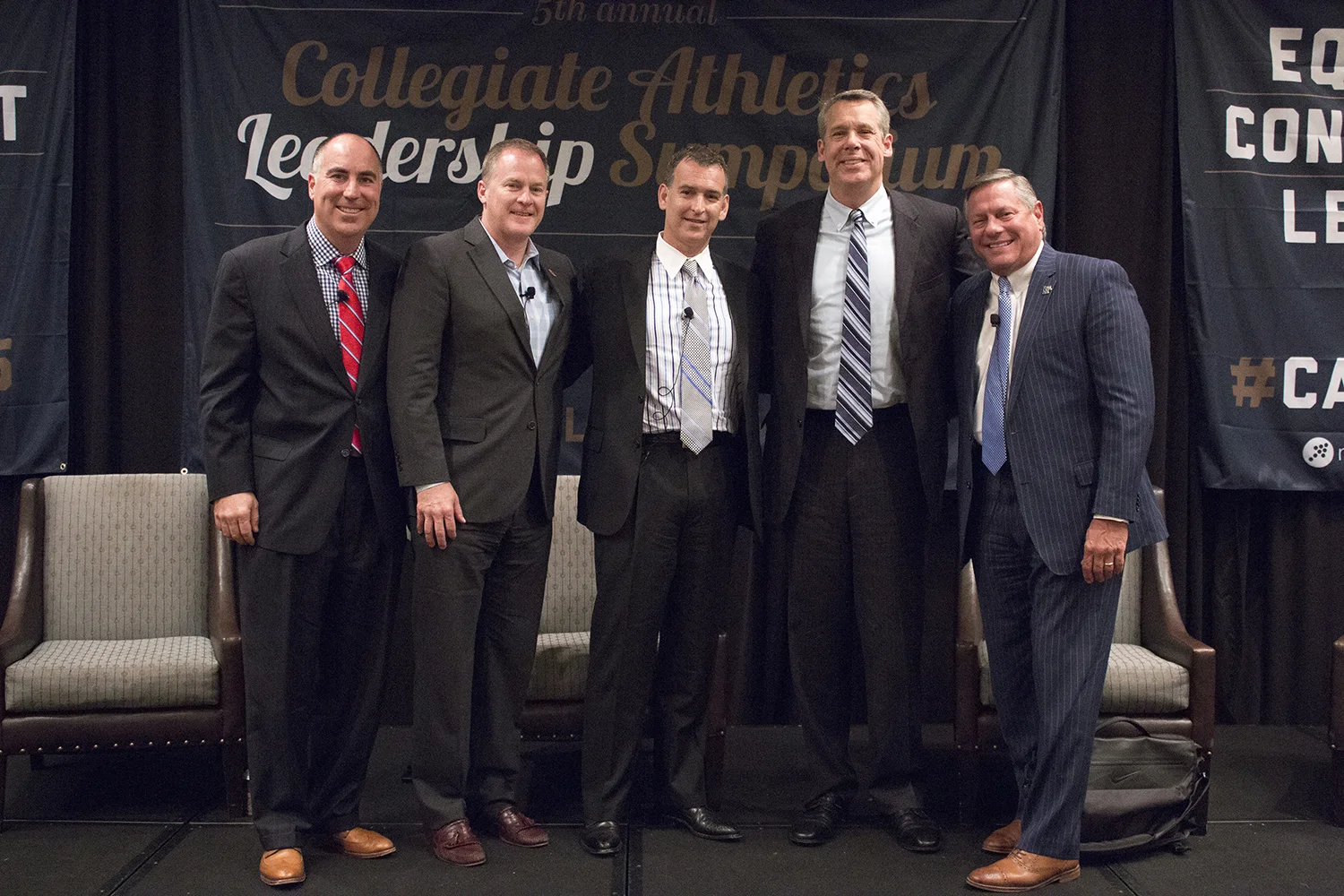 Mark Massari (Oregon State), Hunter Yurachek (Houston), Mack Rhoades (Missouri), Scott Barnes (Pitt) and Tom Bowen (Memphis) 