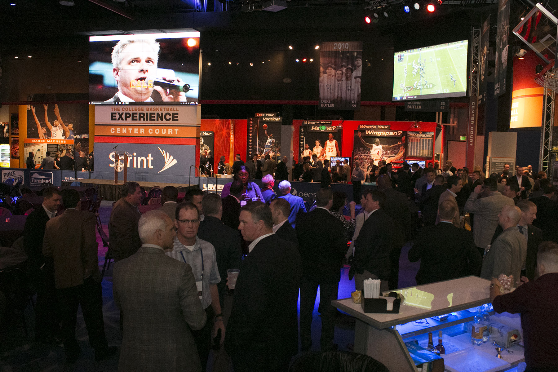 Opening Dinner at the College Basketball Experience