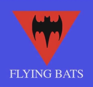 PHOTO: Flying BATS. THE LOGO USED IN THE 1990s.