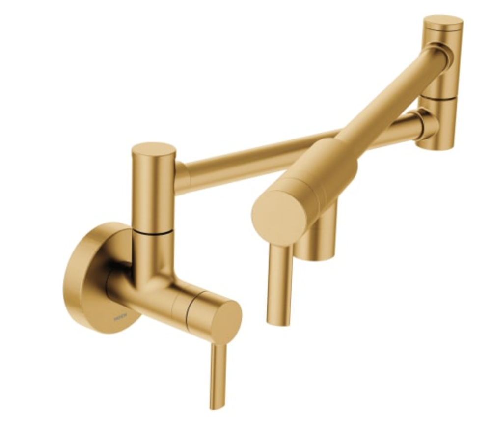 Delta 24" Wall-Mounted Pot Filler in Champagne Bronze