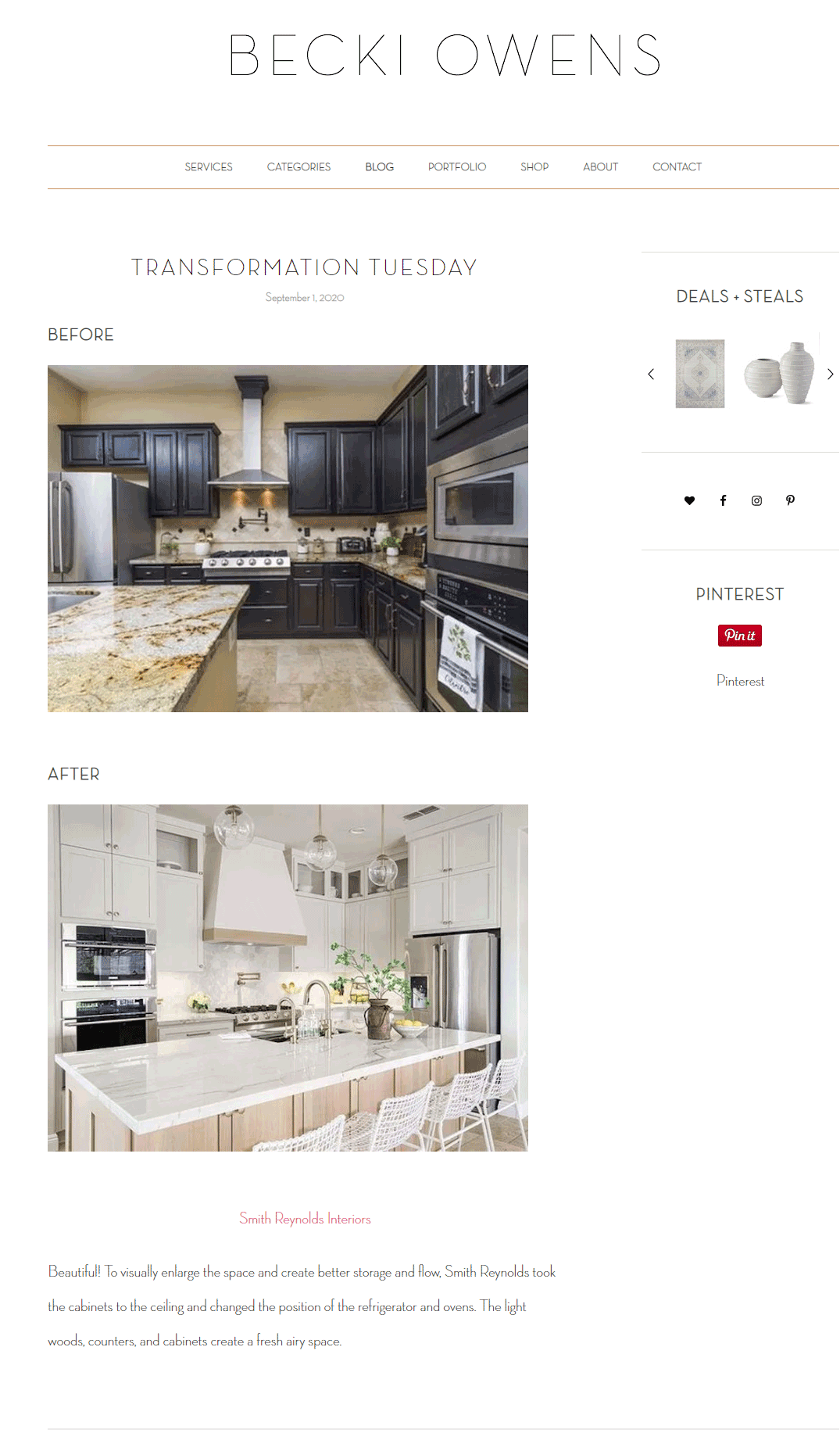 Featured on Becki Owens - Transformation Tuesday.