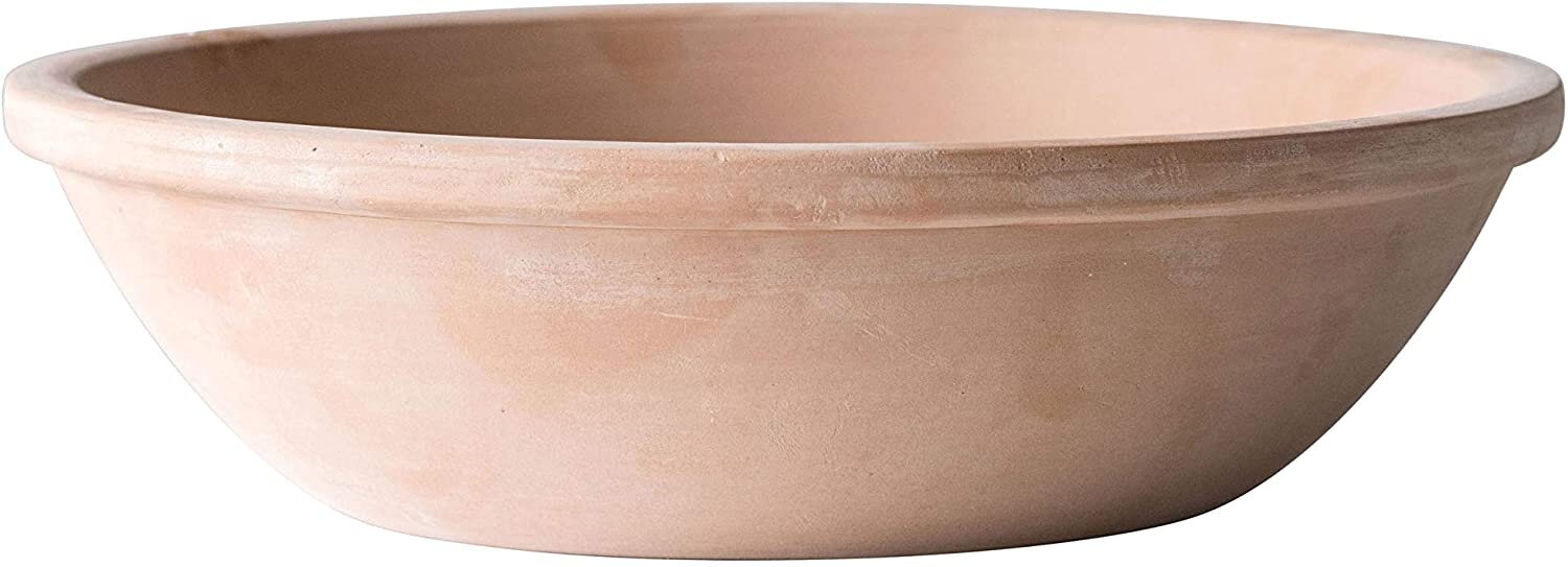 Creative Co-Op Unglazed Terracotta Serving Bowl