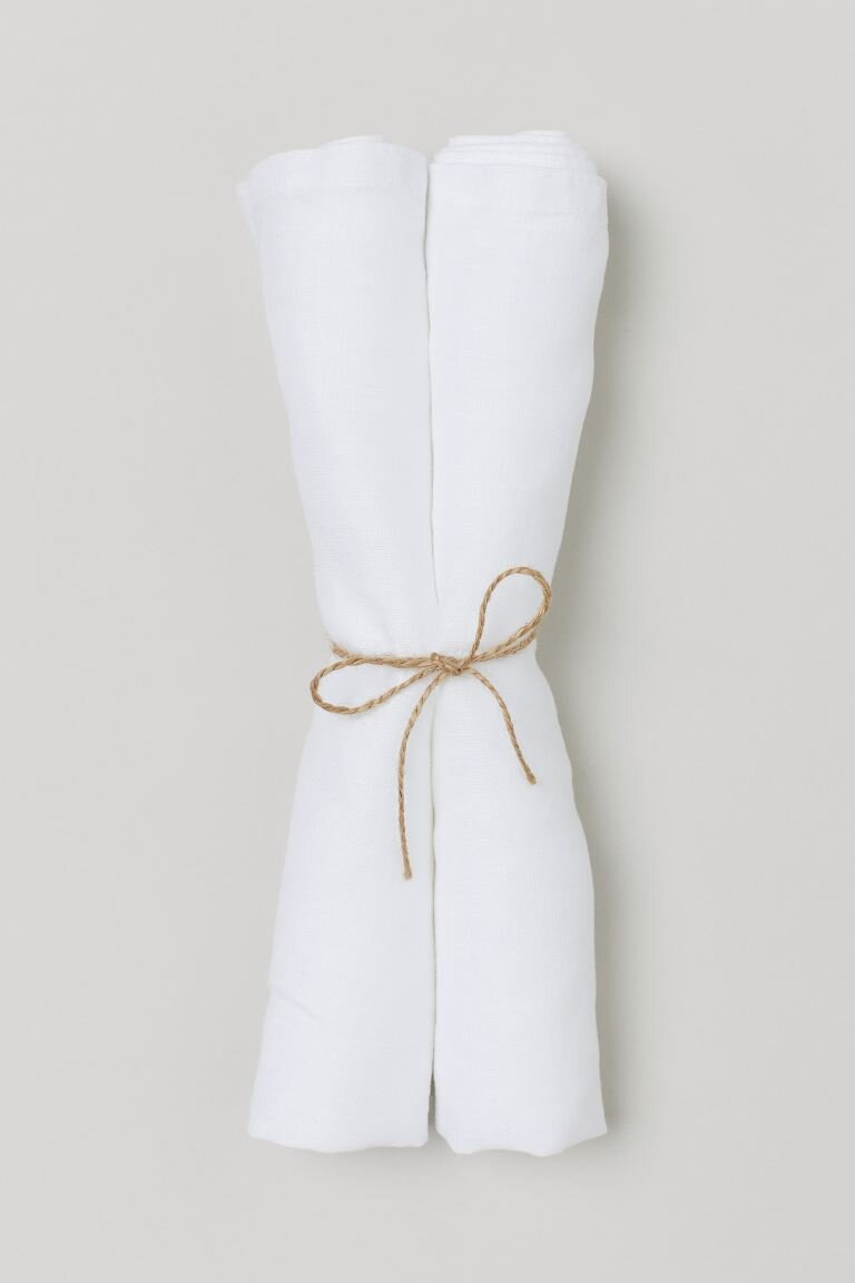 White Linen Napkins