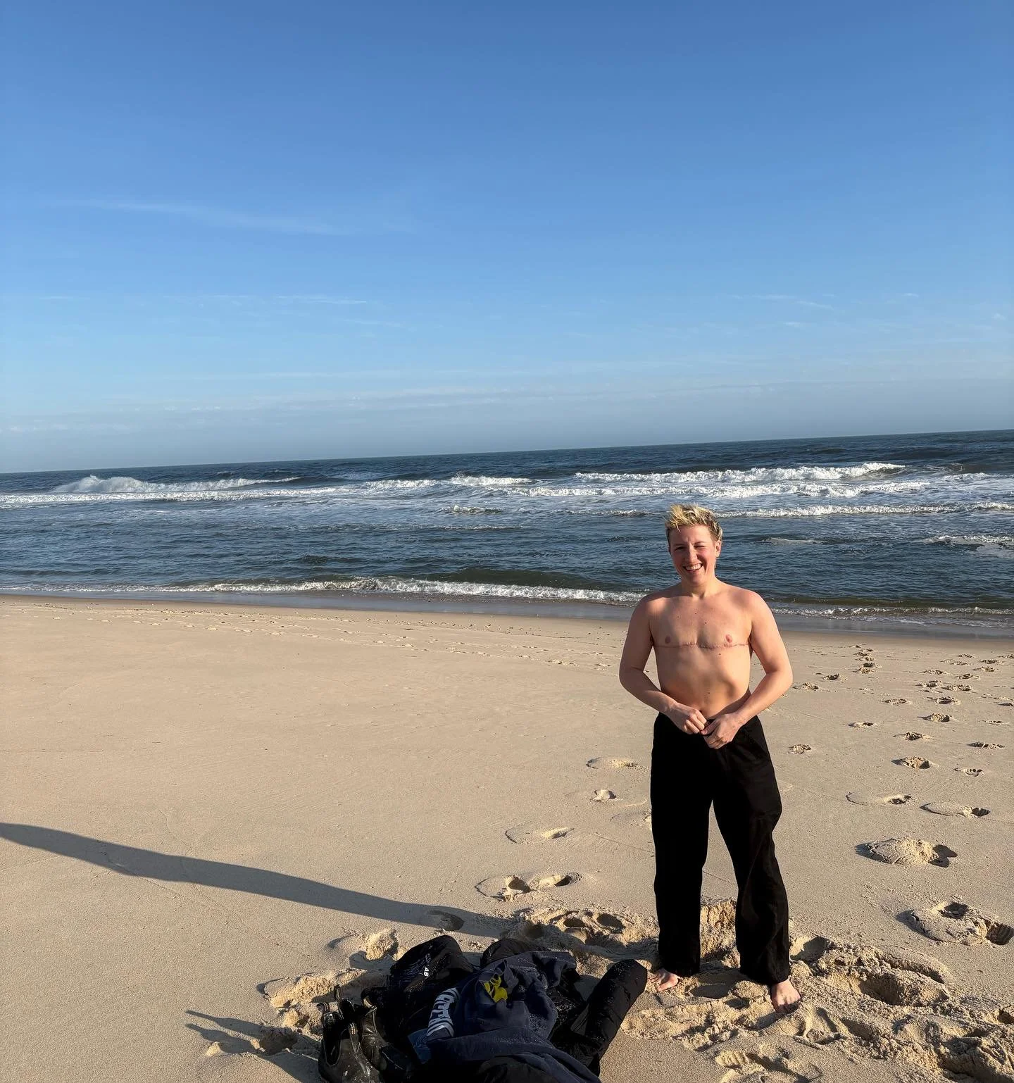 Cold plunge new moon @bb___vivi