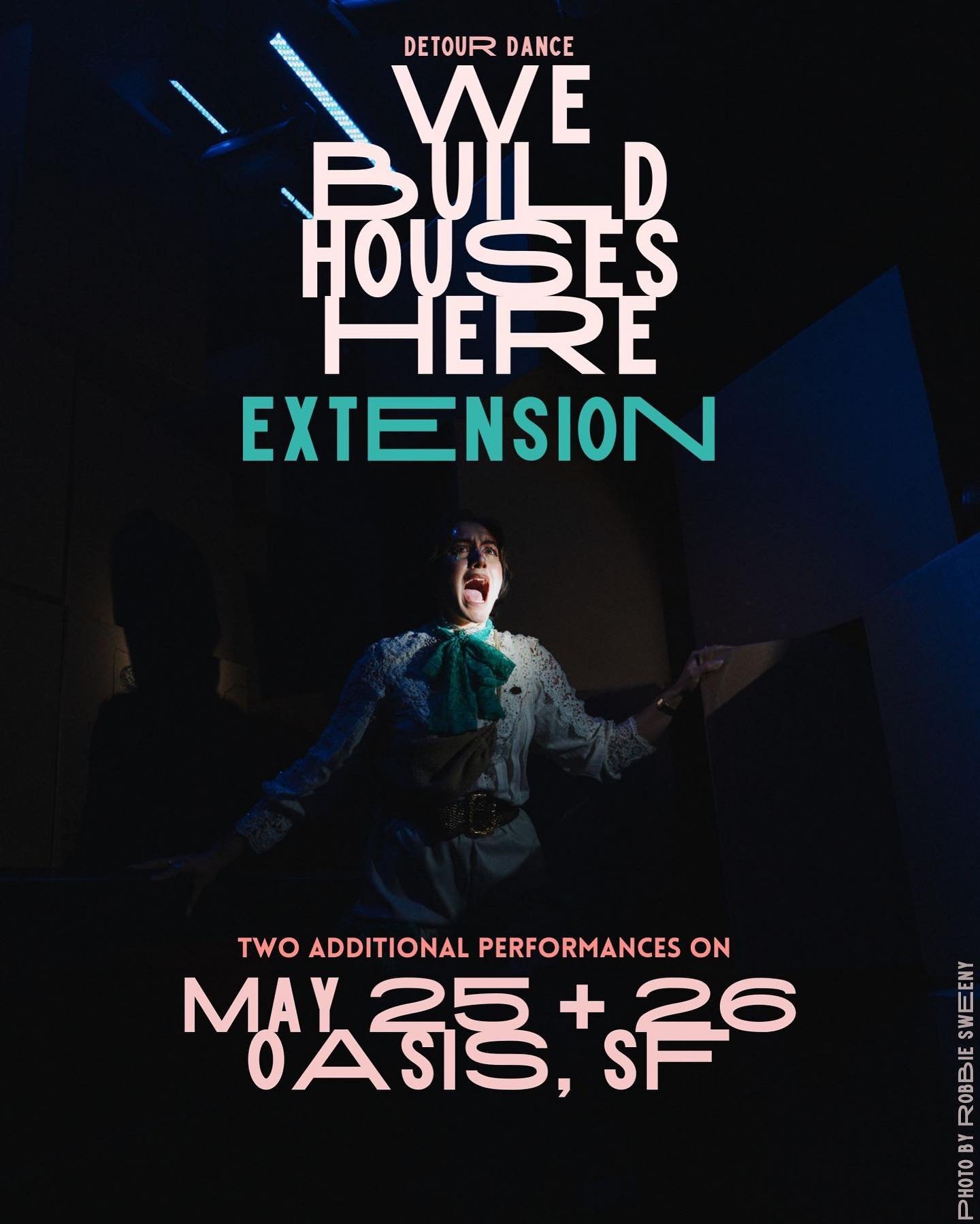 WE&rsquo;VE EXTENDED!!! There&rsquo;s two more chances to see We Build Houses Here before we sail away. This Thursday and Friday! Get your tickets before they sell out ✨🧜🏻&zwj;♂️

Photo by Robbie Sweeney