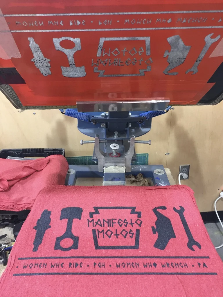 Manifesto Moto Shop Rag