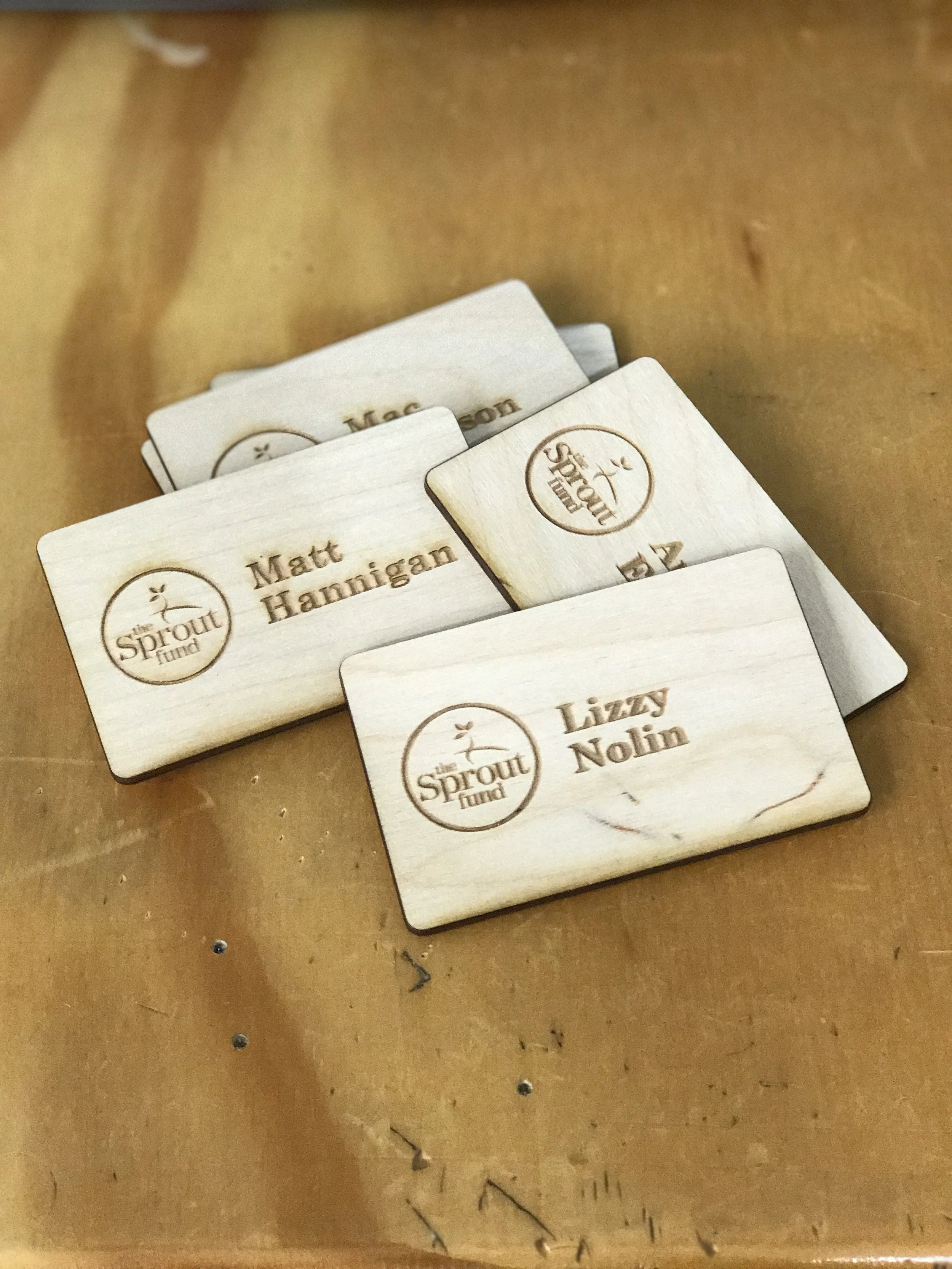Sprout Fund Staff Name Tags