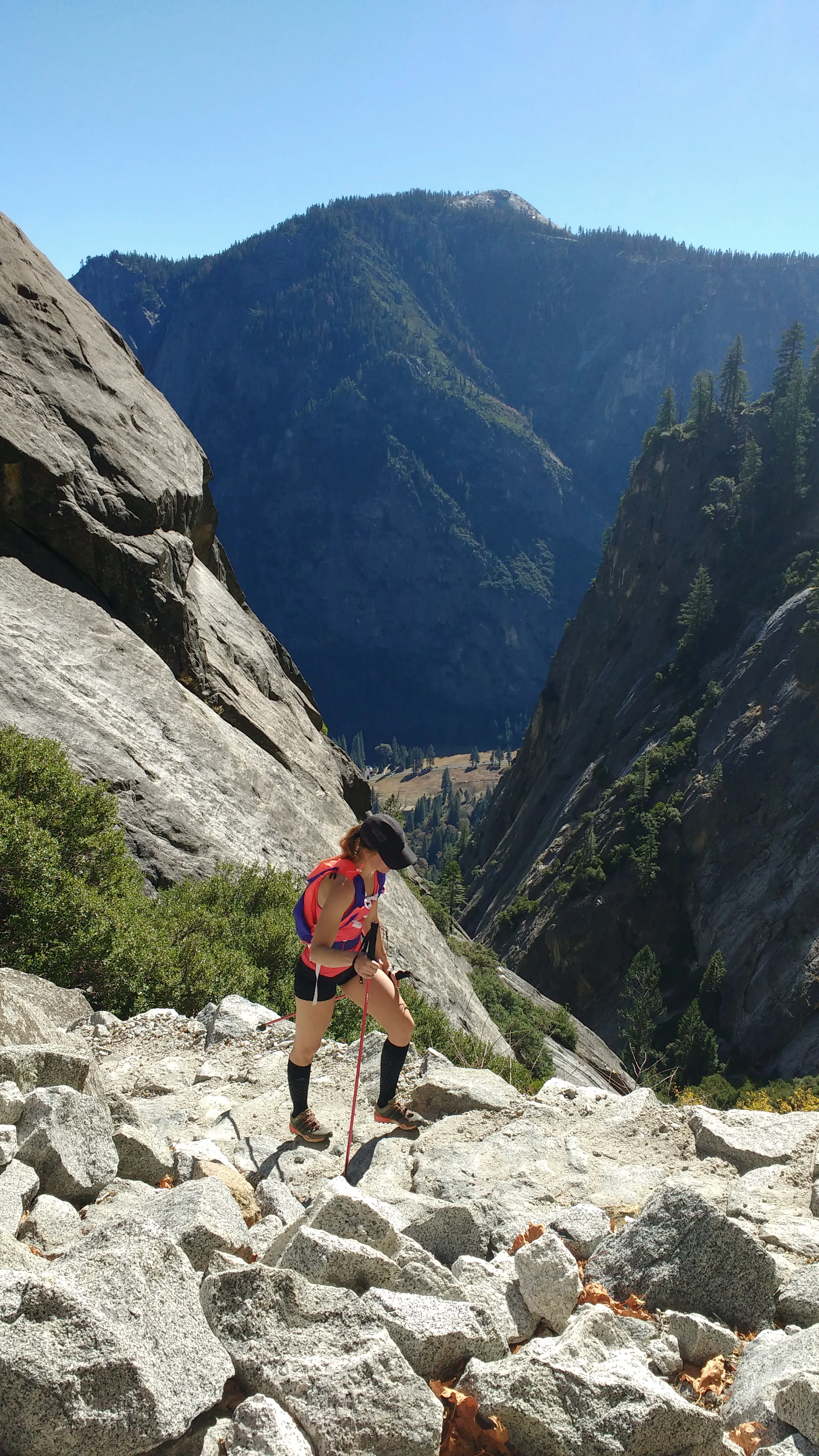 Glacier Point to Yosemite Falls to Glacier Point