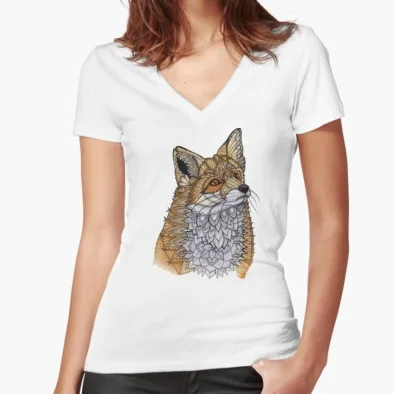 Women's Fitted V-Neck Tees
