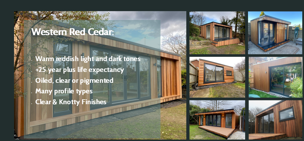 Cedar cladding