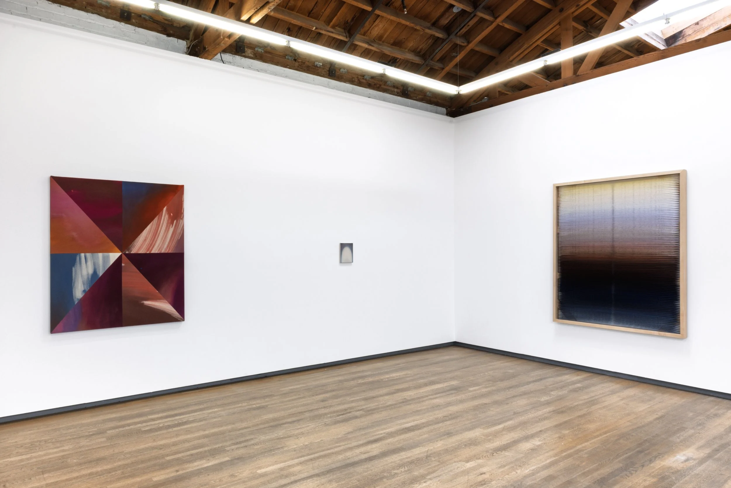  Installation view,  Infinity’s Edge,  Nazarian / Curcio Gallery, Los Angeles, November 8 – December 20, 2025.  Courtesy of Nazarian / Curcio. 
