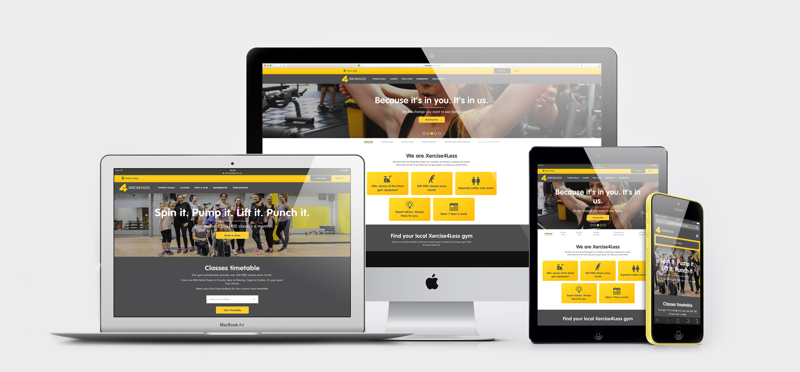 Xercise4less website build - Systems and Platforms