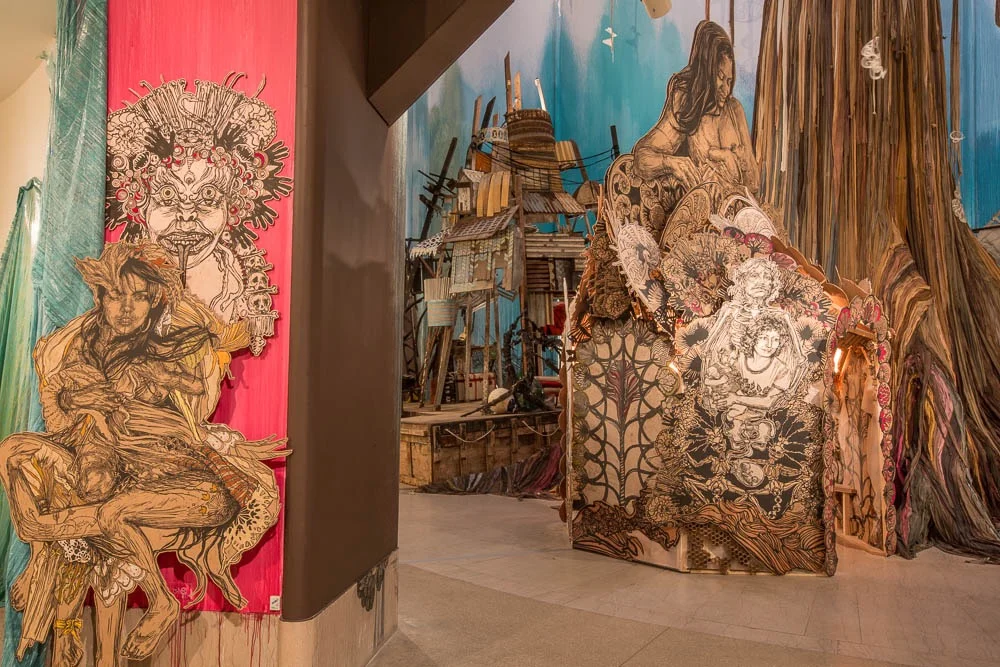 Submerged Motherlands at the Brooklyn Museum, 2014. ( Photo : Tod Seelie)