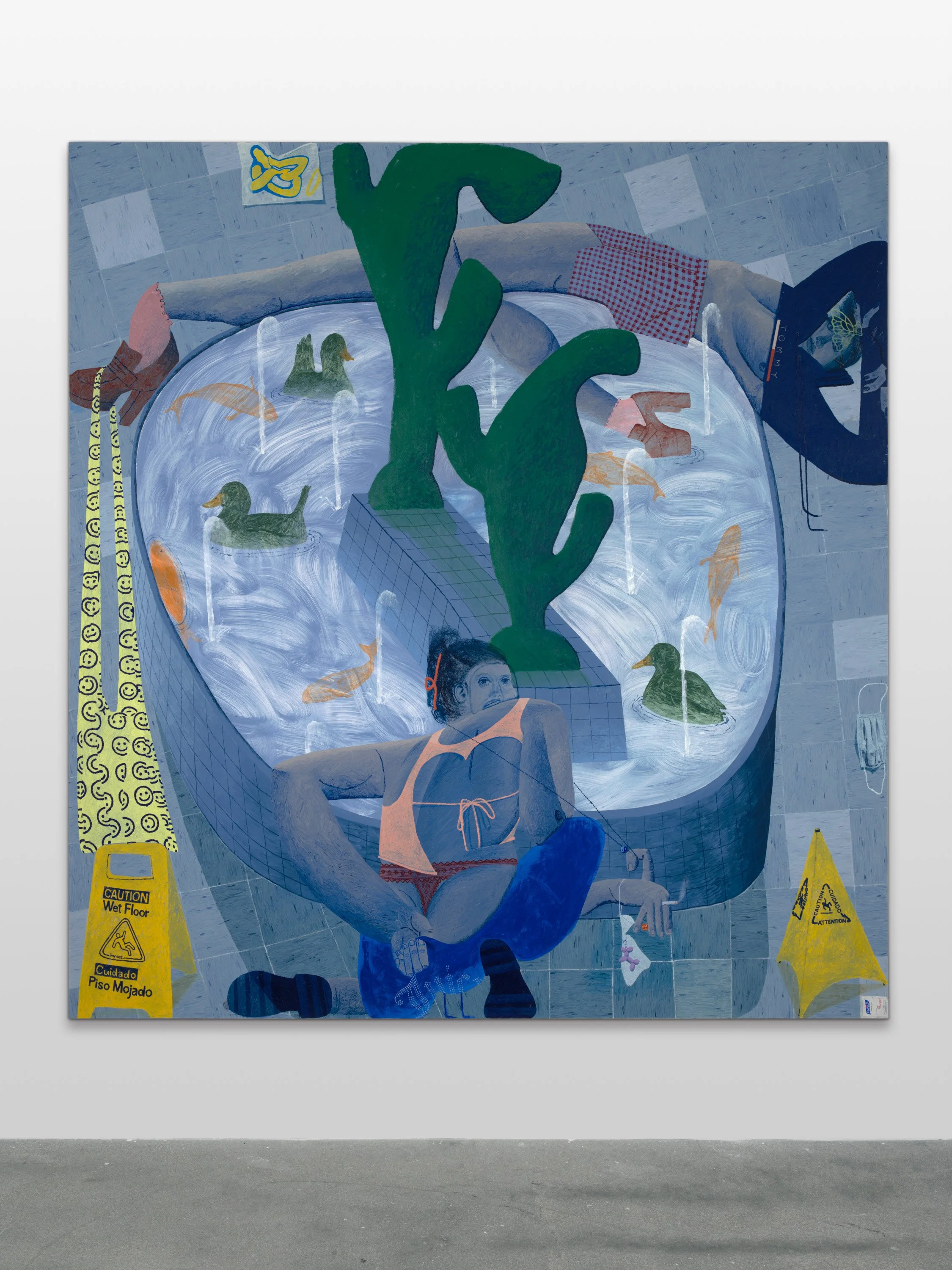 Celeste Rapone - ‘Blue Youths’ (2024) - (CREDIT LINE copyright of Celeste Rapone and courtesy of Marianne Boesky Gallery)_install.jpeg