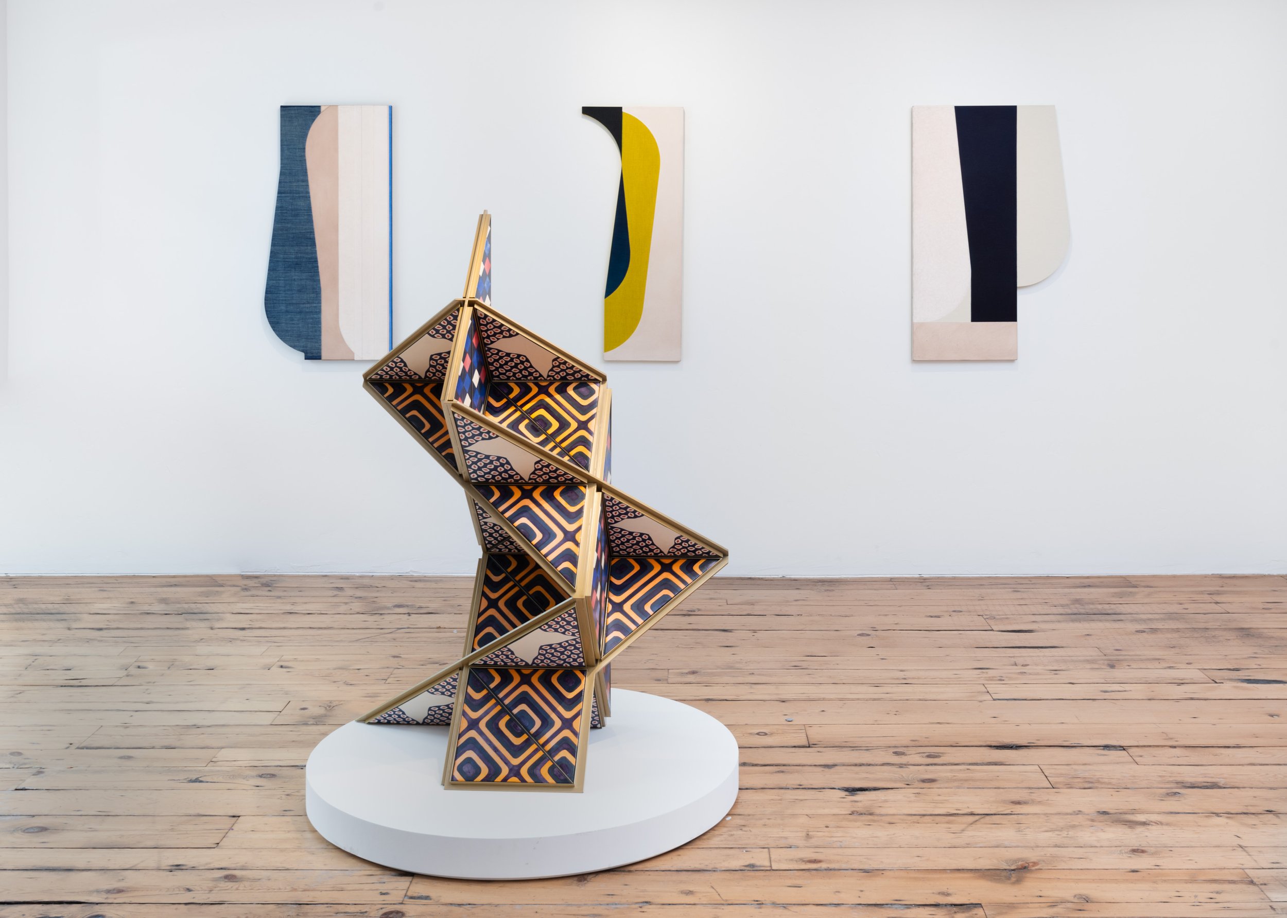 Install view of Curious Geometries at Marianne Boesky Gallery (photo by Tony Prikryl)_1.jpeg