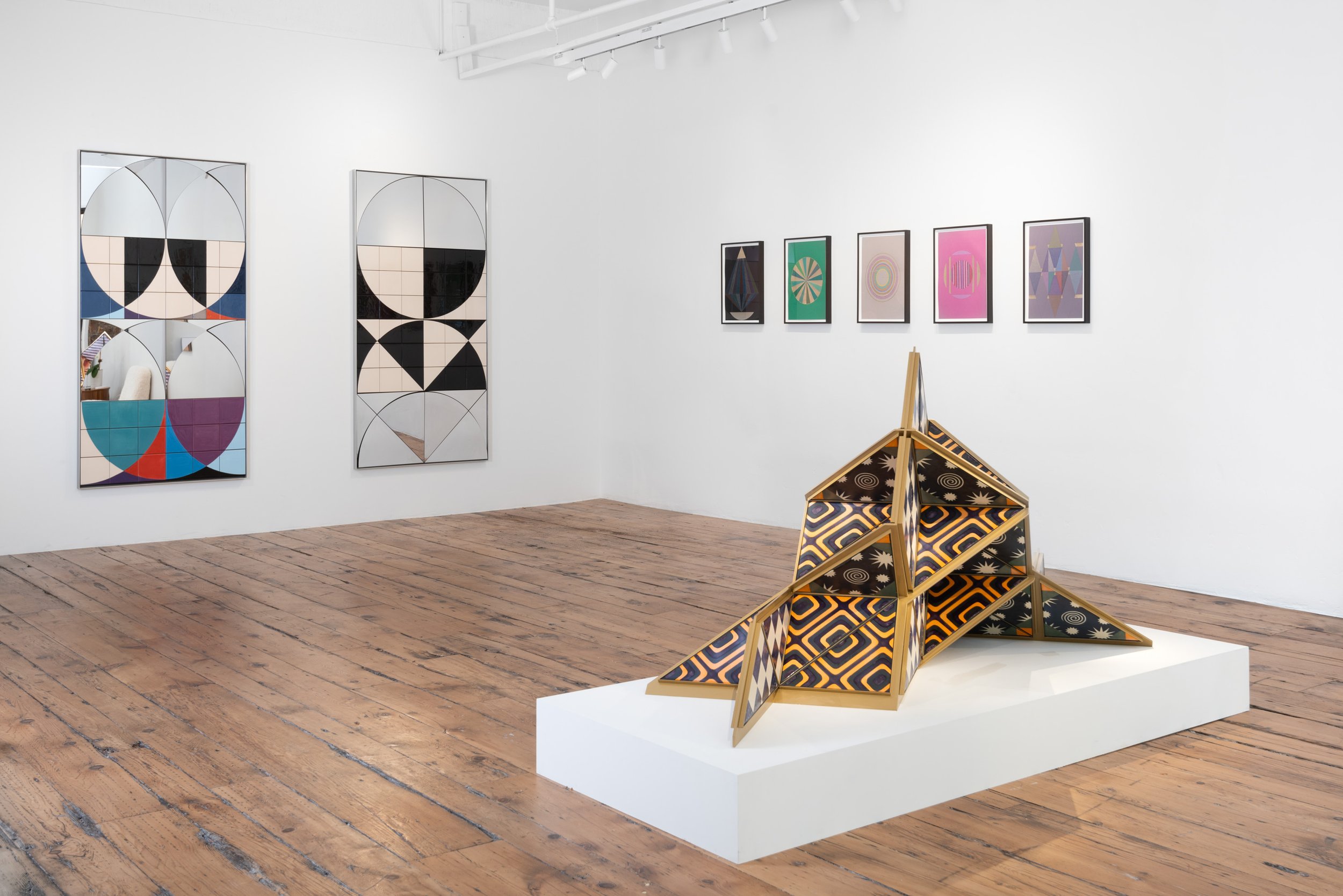 Install view of Curious Geometries at Marianne Boesky Gallery (photo by Tony Prikryl)_5.jpeg