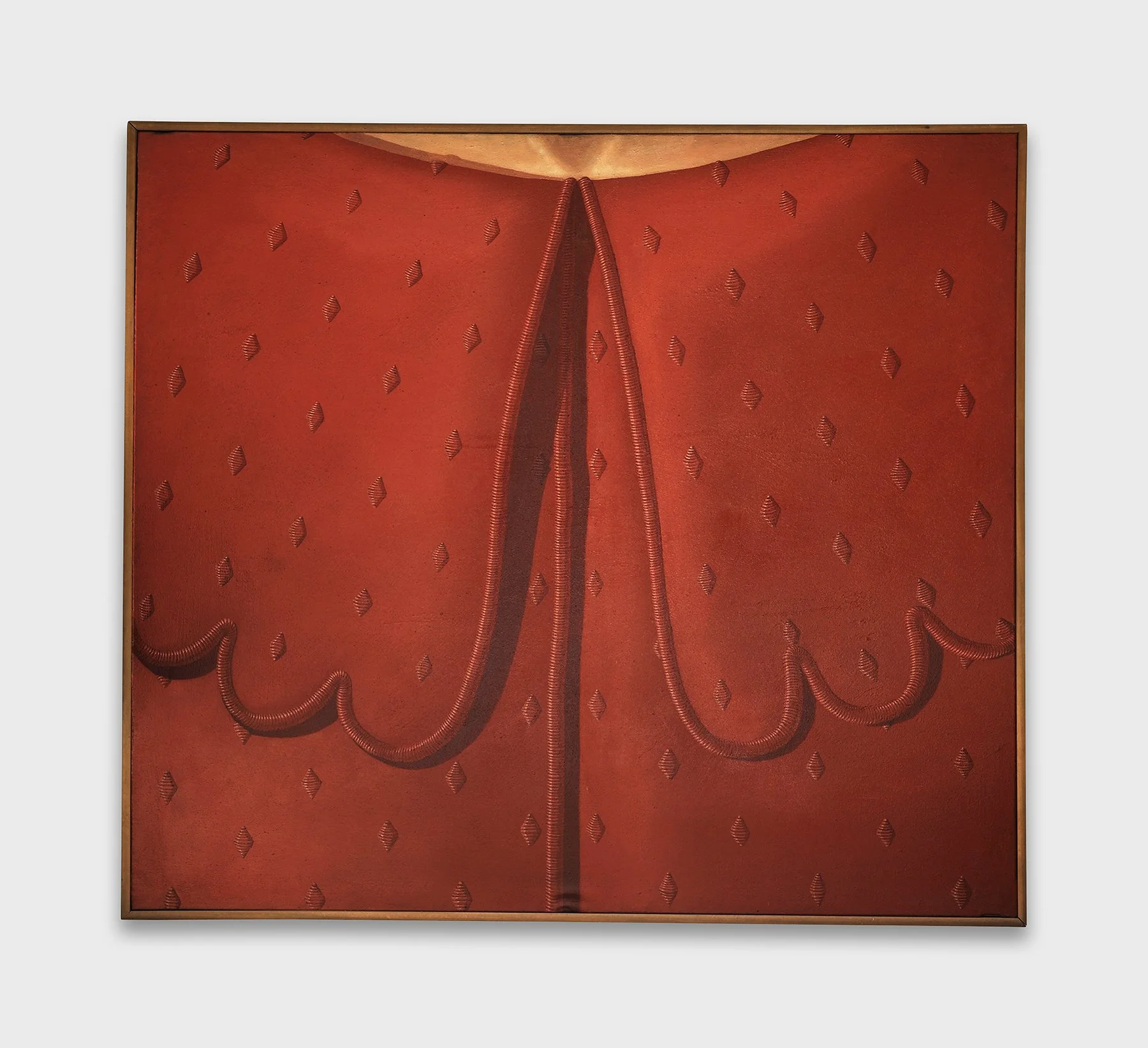 Domenico Gnoli - Red Dress Collar (1969). Collezione Privata Roma, courtesy of Lévy Gorvy Dayan, New York © 2026 Artists Rights Society (ARS), New York_SIAE, Rome.jpg