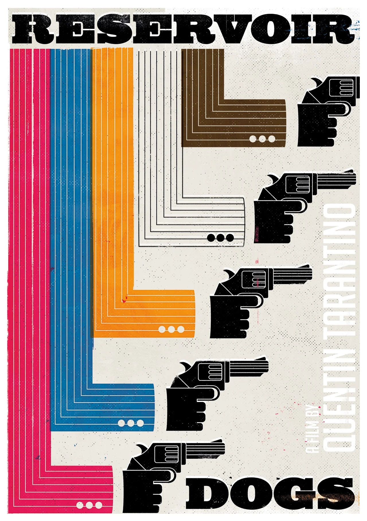 freelance illustrator&nbsp;dale edwin murray&nbsp;conceptual&nbsp;reservoir dogs poster illustration
