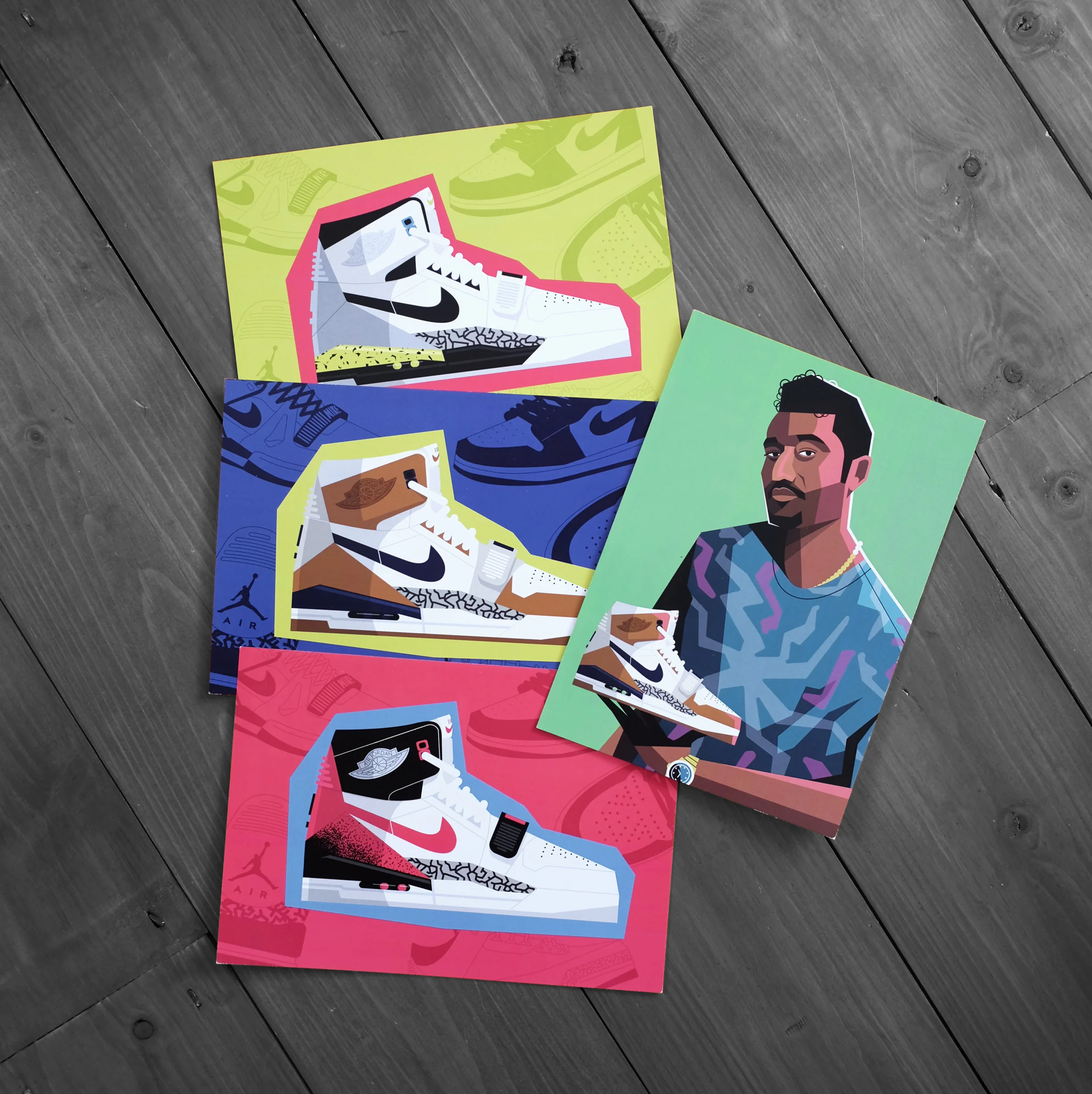 dale edwin murray freelance illustrator nike Jordan illustration