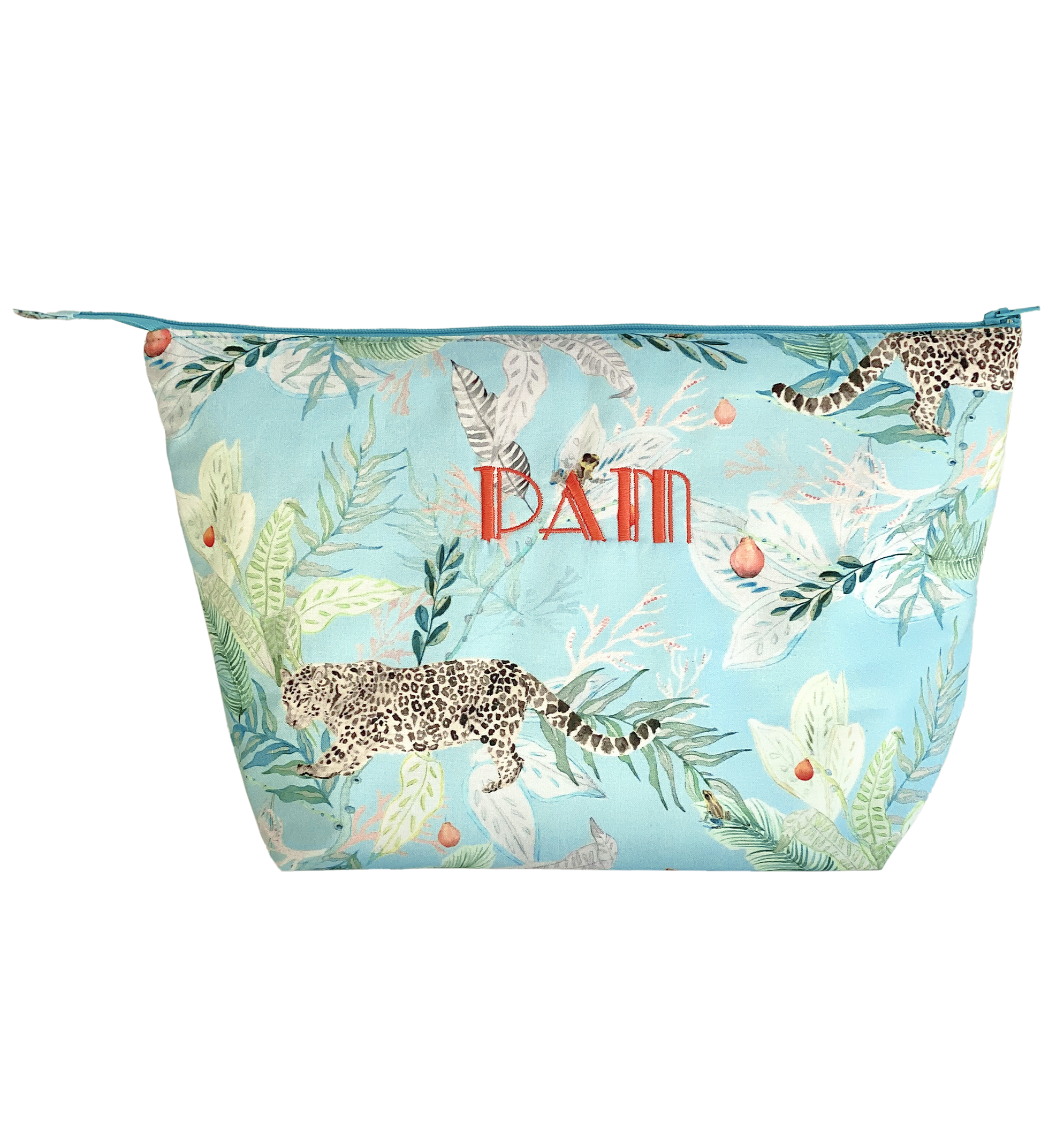Orilla Personalised Cosmetic Bag - Turquoise