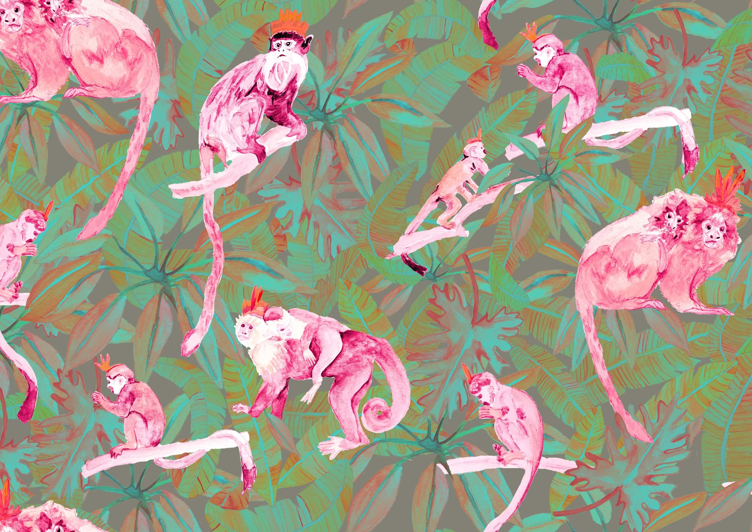 TRIBU_pink_monkeys_WallP-TRIB-B&W-02jpg.jpg