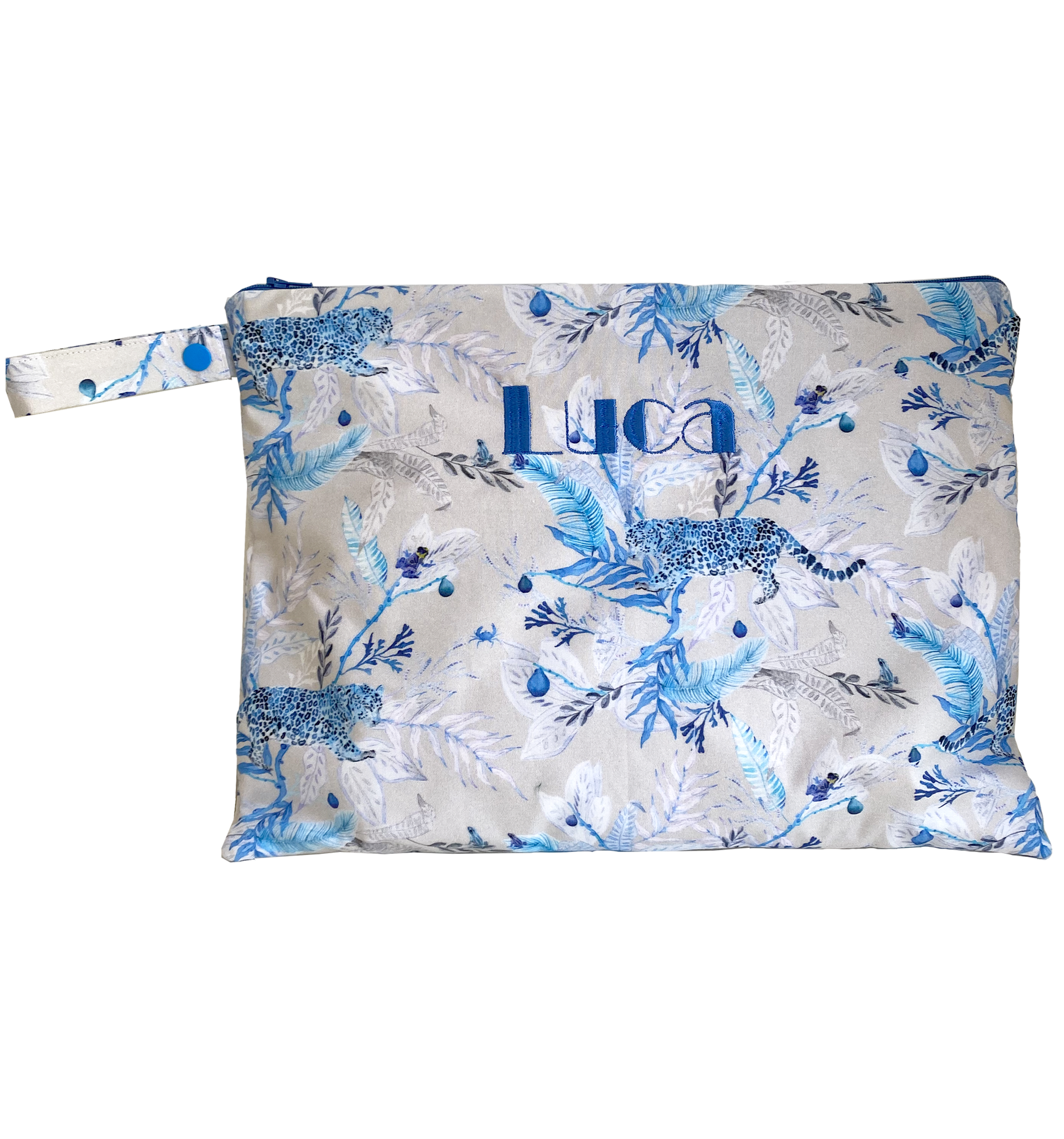 Orilla Personalised Large Bikini Bag - Blue