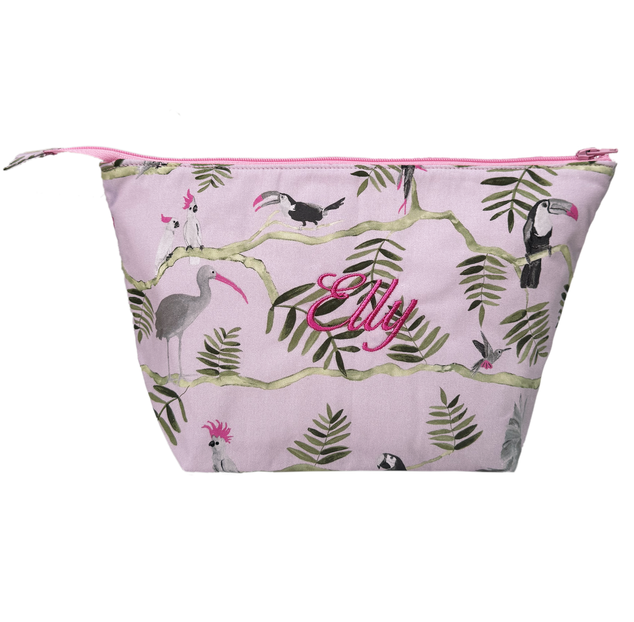 Pantanal Personalised Cosmetic Bag - Light Pink