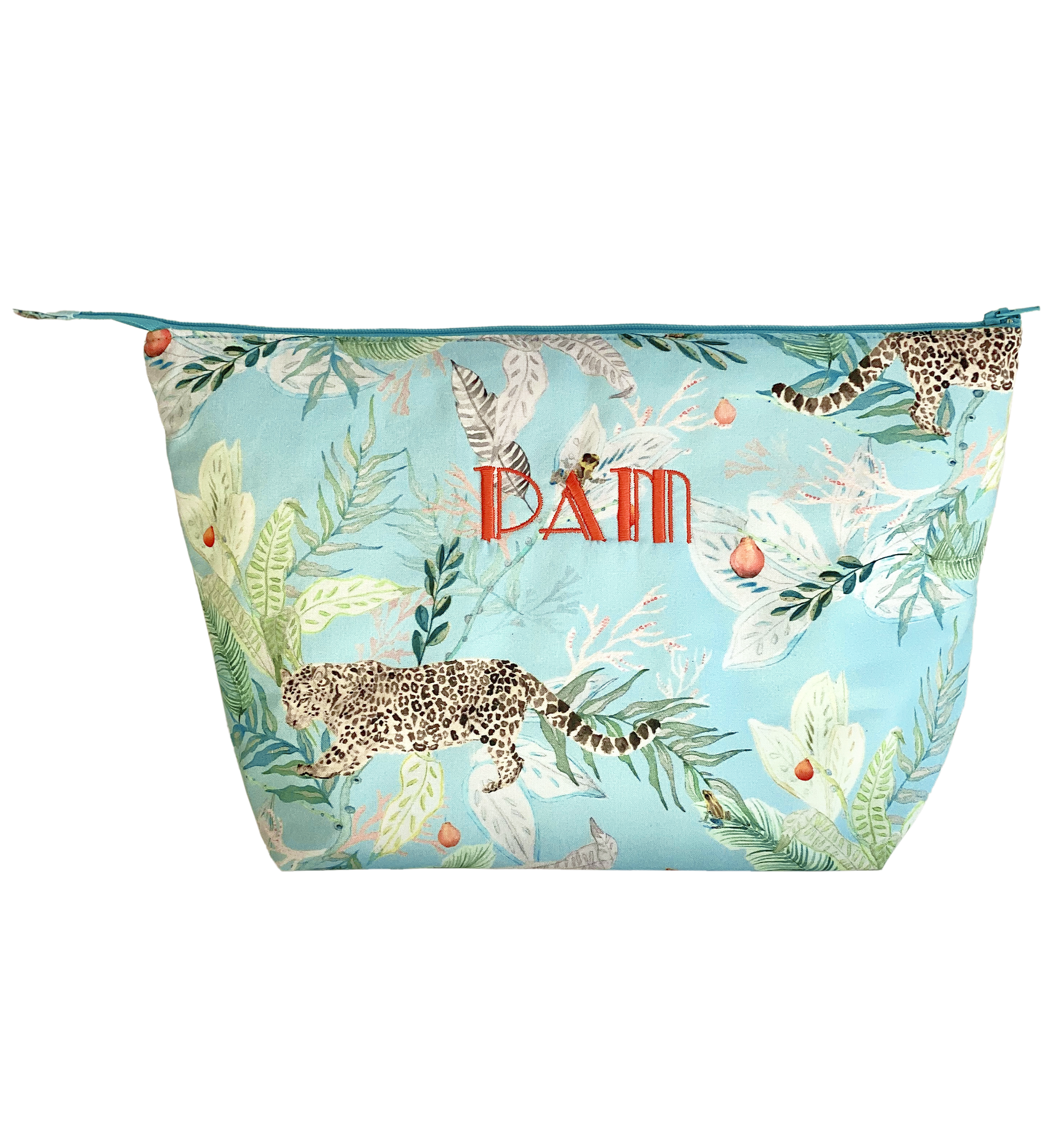 Orilla Personalised Cosmetic Bag - Turquoise