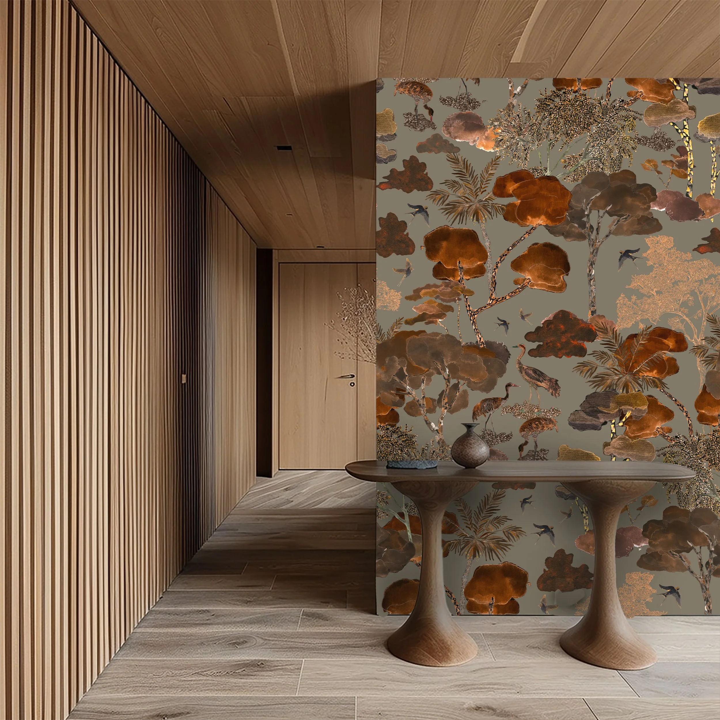 ALETEO_Kariokas_Wallpaper_Brown_Tobacco_Birds_Hall.jpg