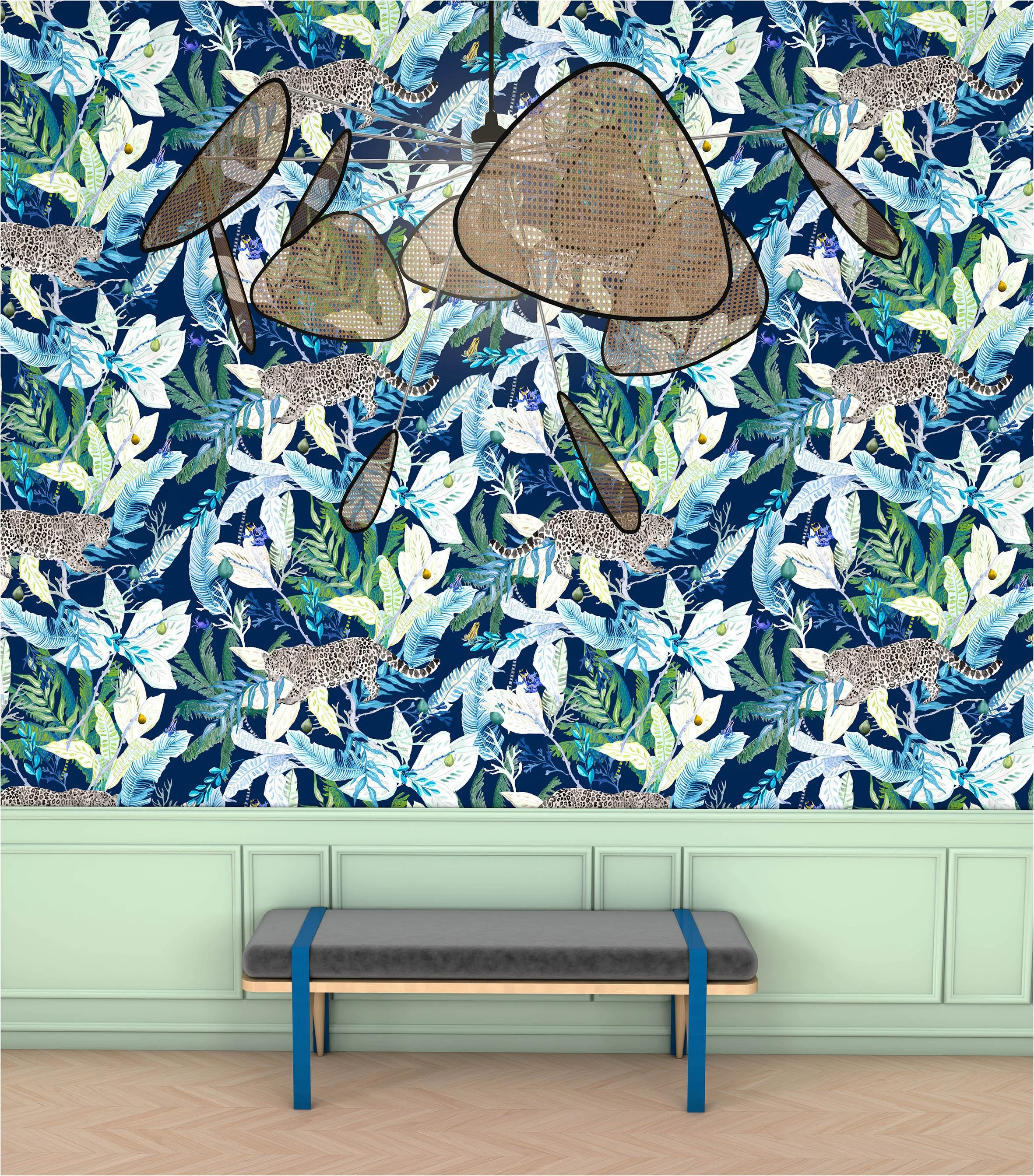 ORILLA_Kariokas_Wallpaper_Dark_Blue_Jaguar_Leopard_Hall.jpg