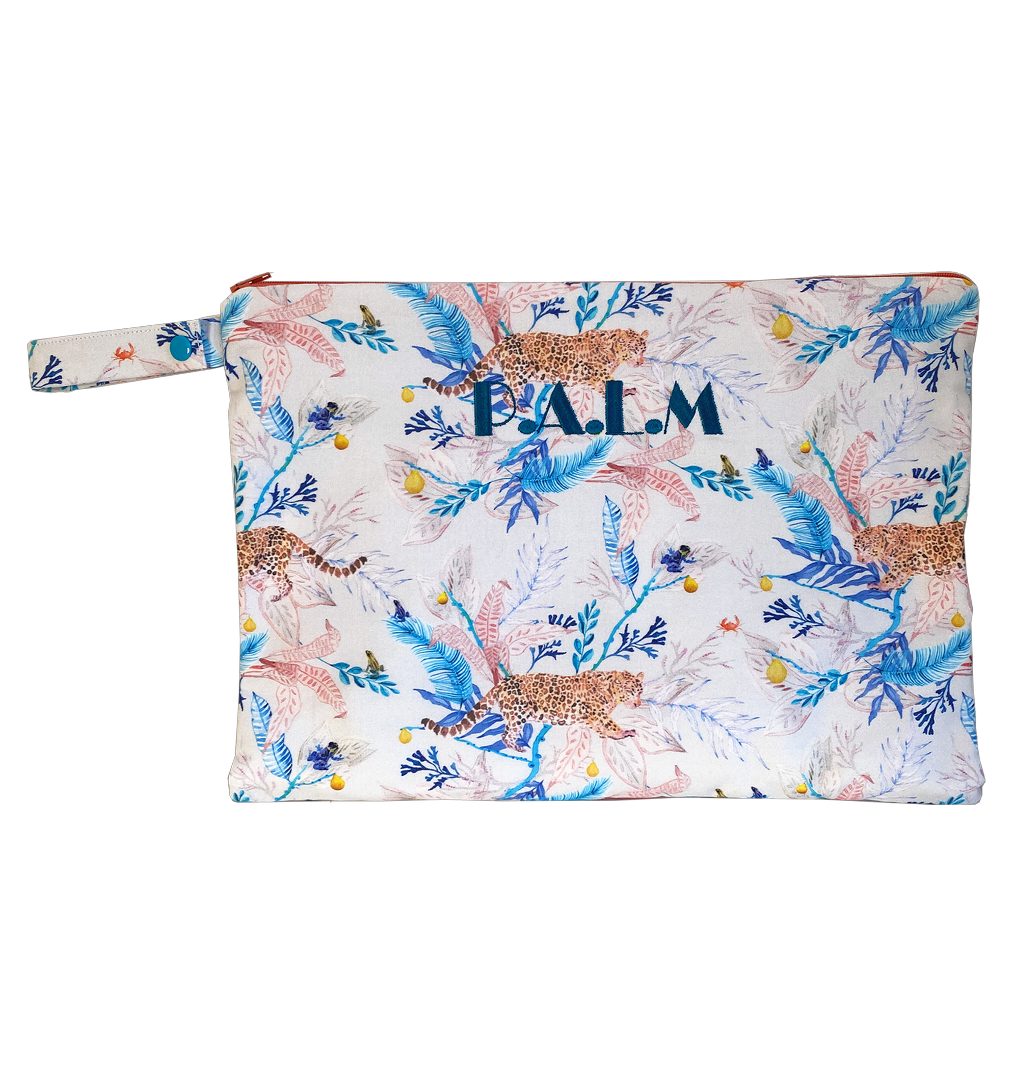 Orilla Personalised Large Bikini Bag - Coral