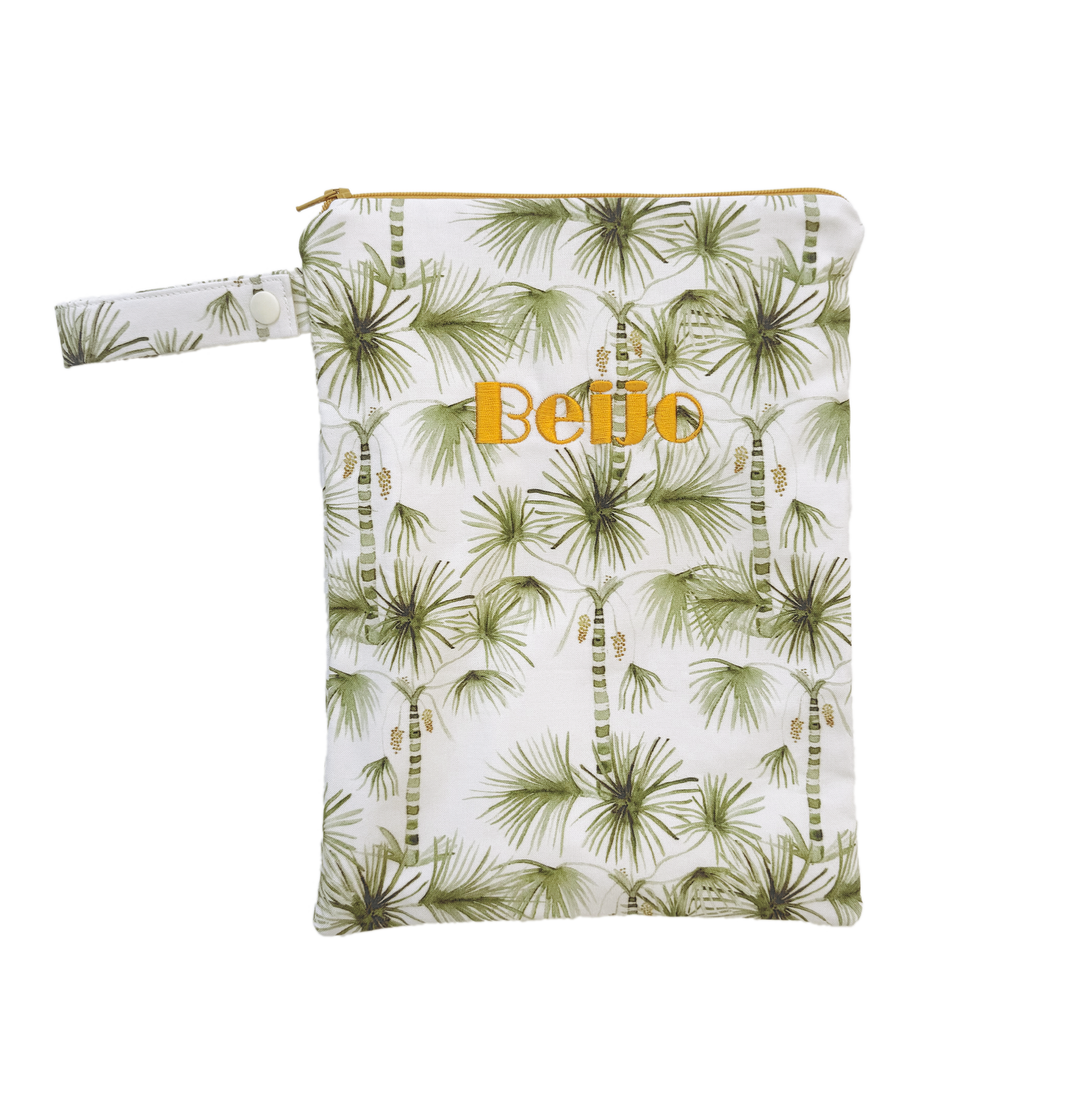 Palma Personalised Small Bikini Bag - Green