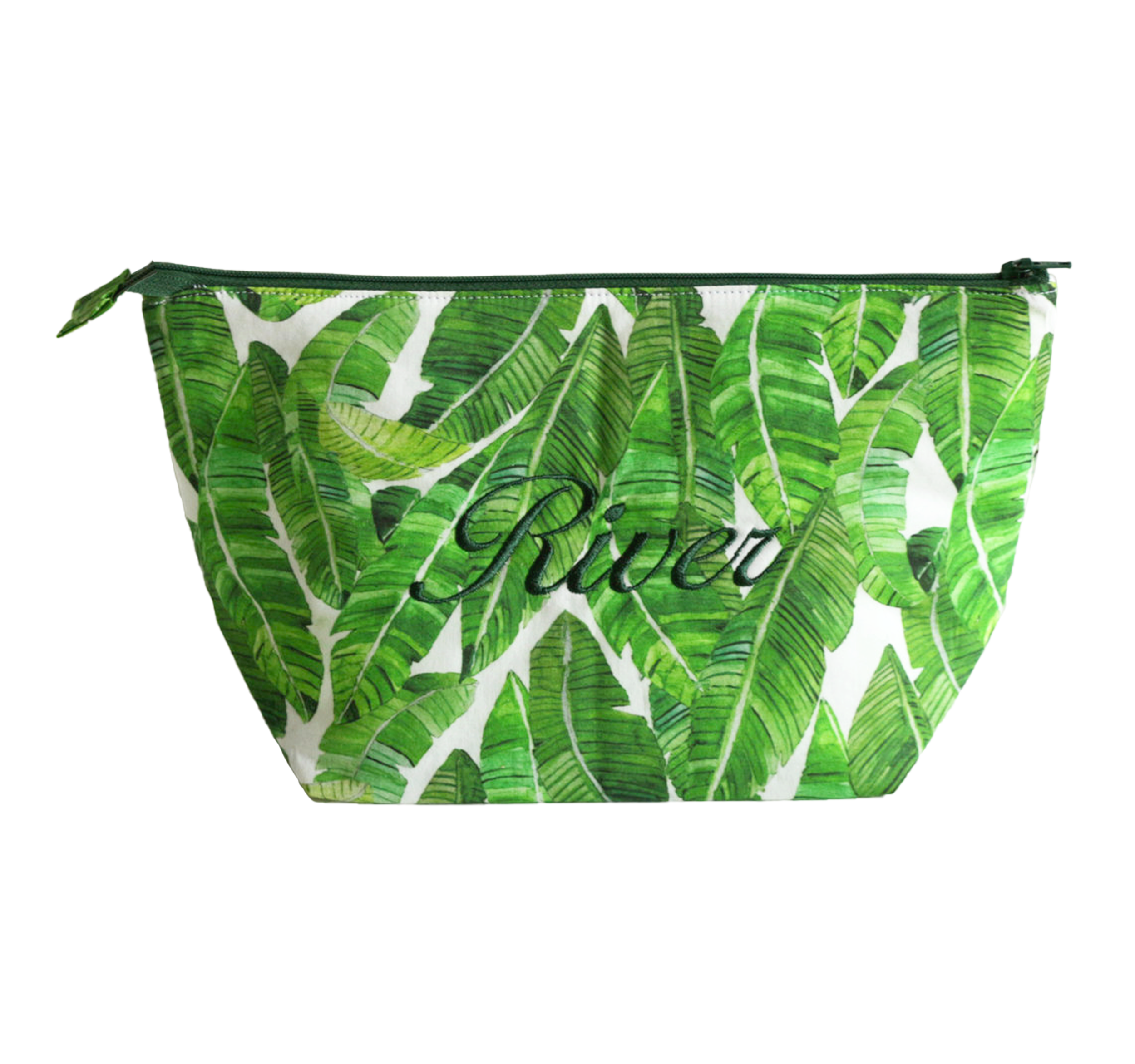 Bananeira Personalised Cosmetic Bag Green Palms