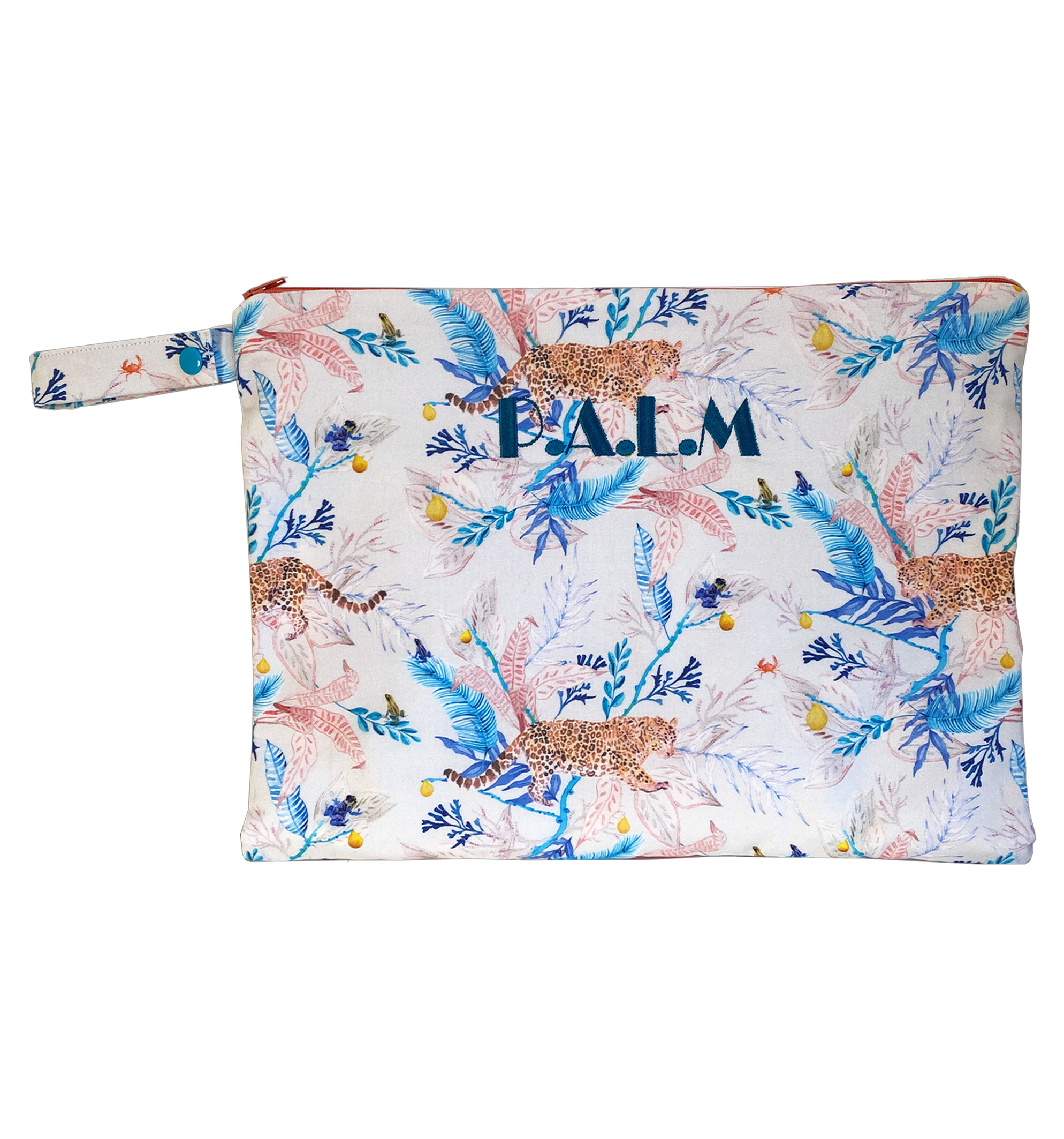 Orilla Personalised Large Bikini Bag - Coral