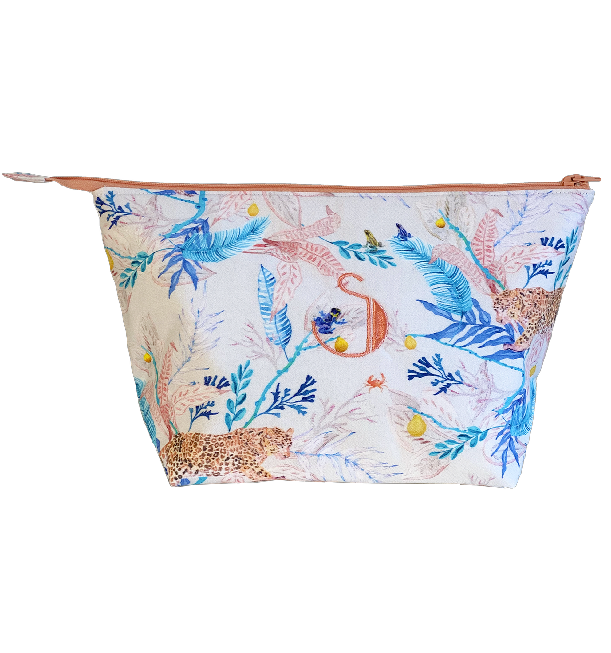 Orilla Cosmetic Bag - Coral.png