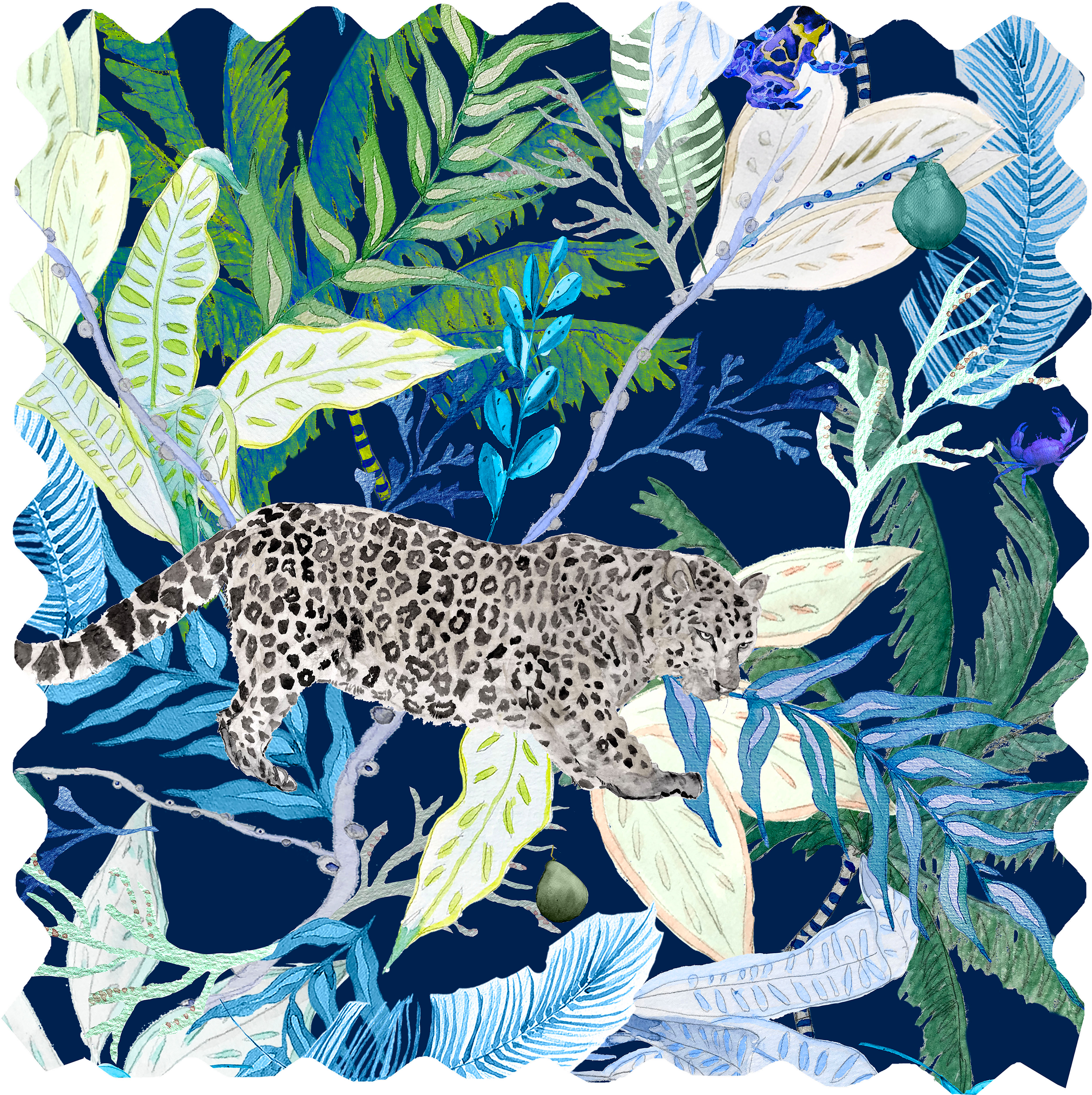 Orilla Fabric - Dark Jaguar