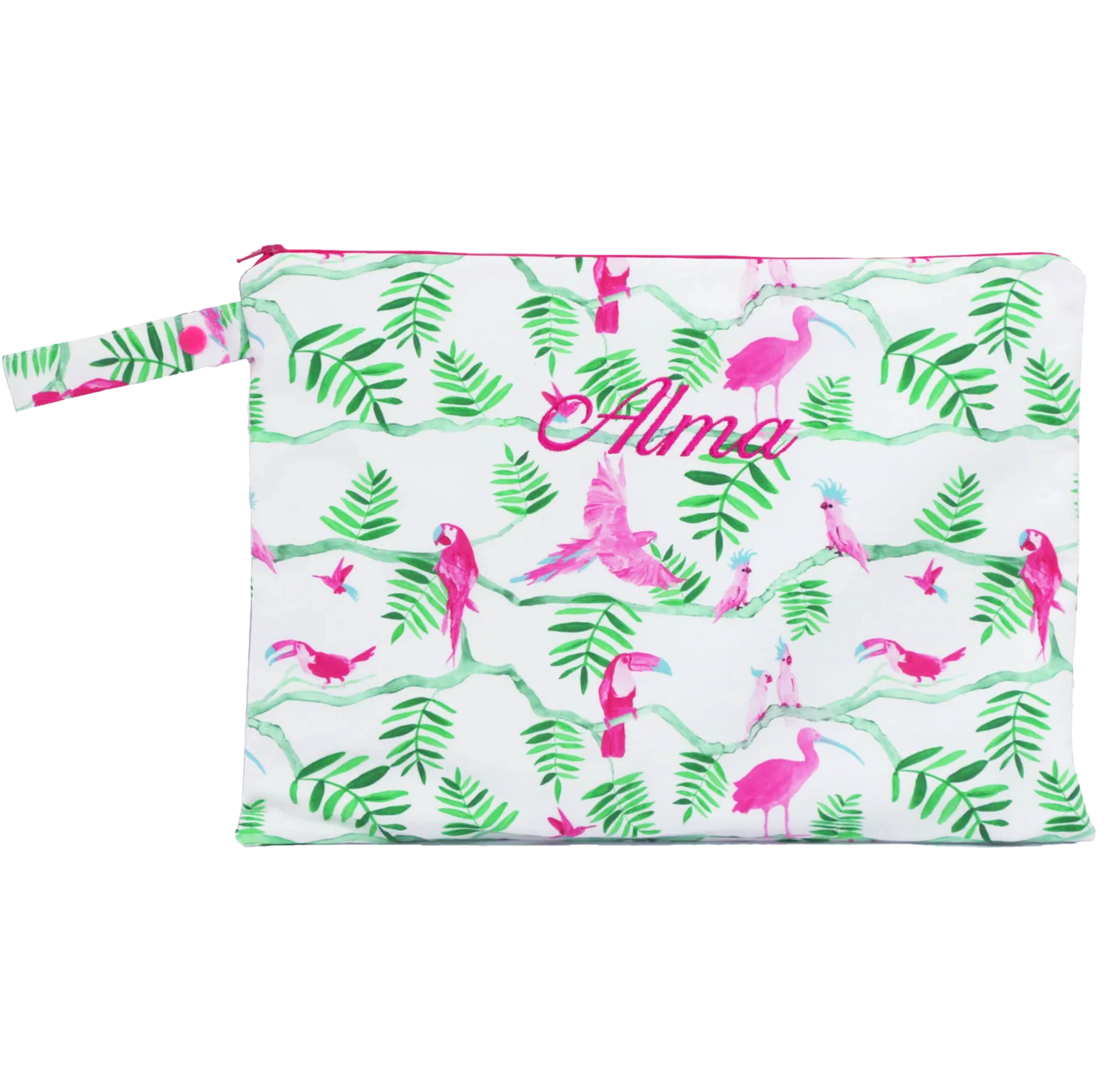 Pantanal Personalised Large Bikini Bag Birds