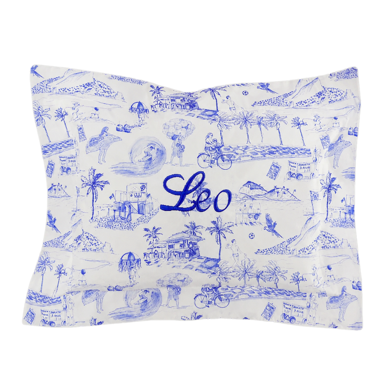 Personalised Pillow - Shades of Blues