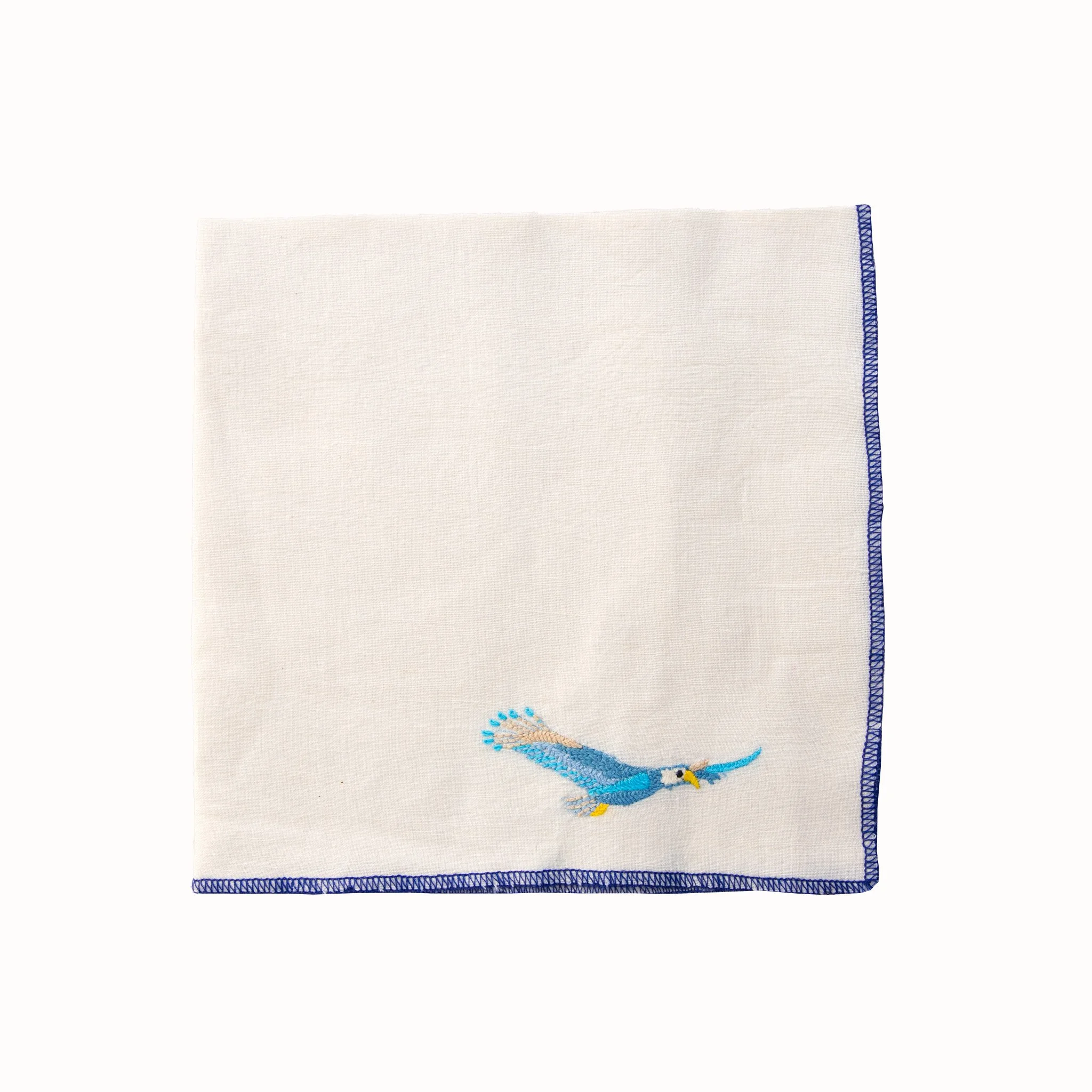 Mountain Embroidered Napkins - Eagle